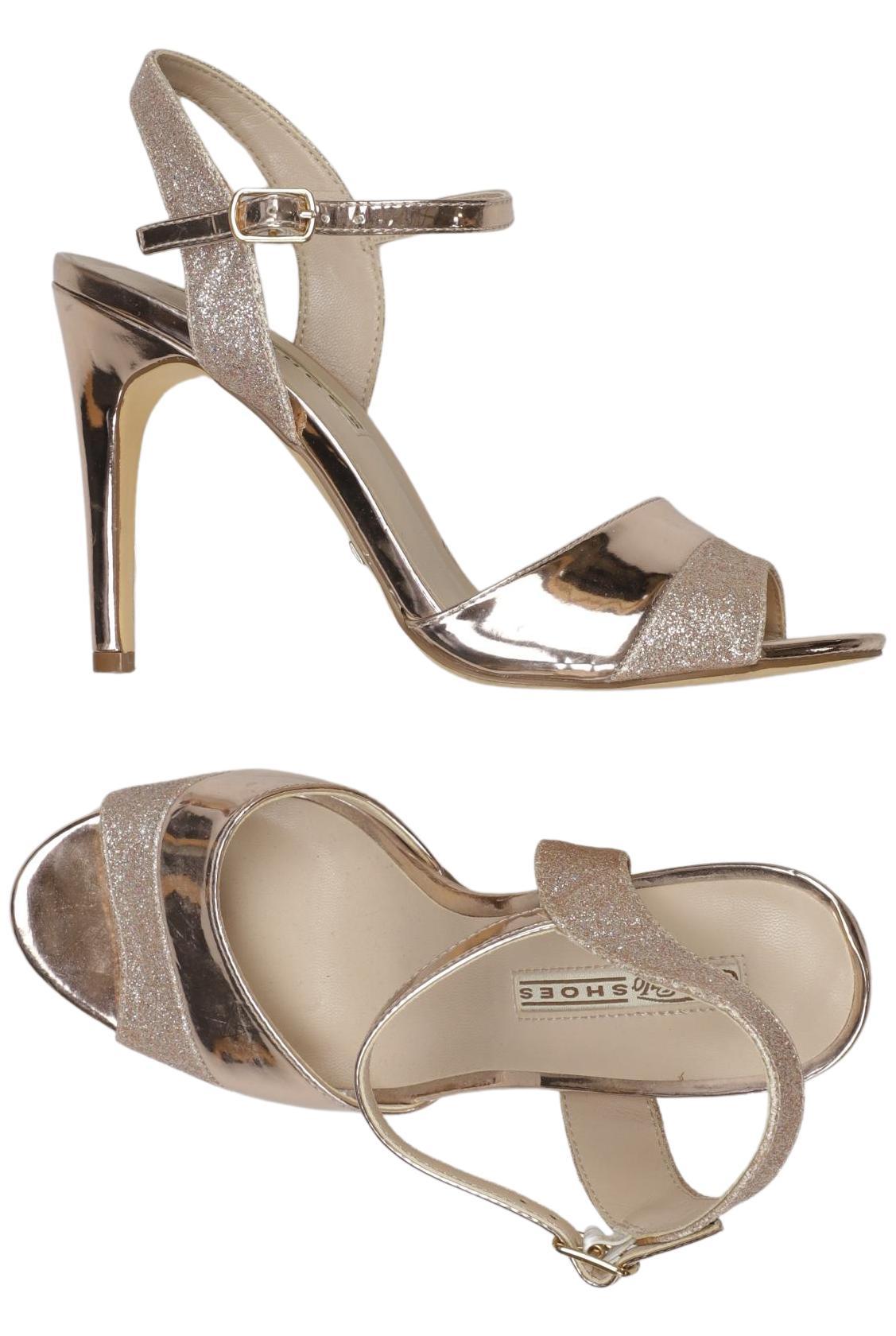 

Buffalo London Damen Sandale, gold, Gr. 39