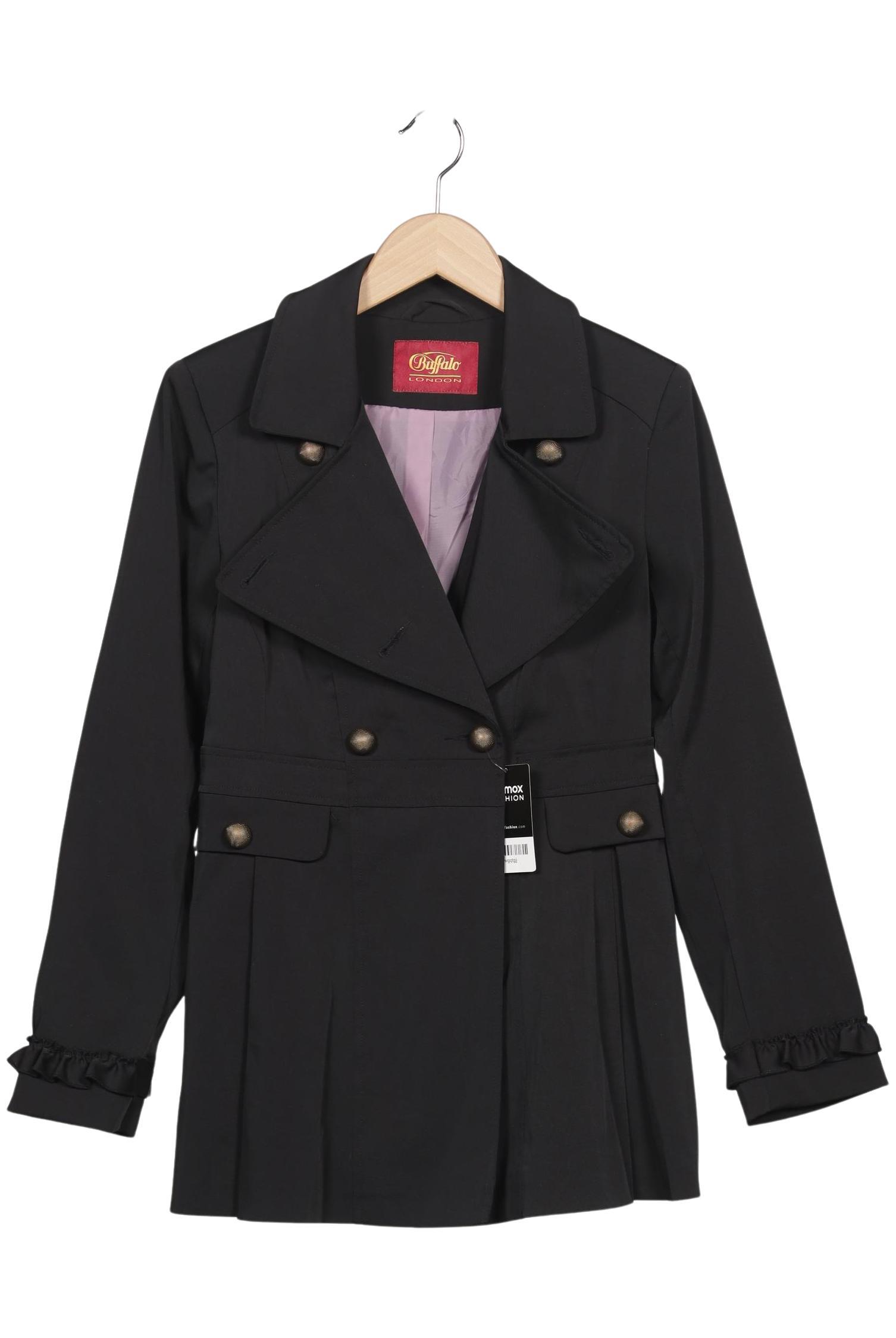 

Buffalo London Damen Mantel, schwarz, Gr. 34