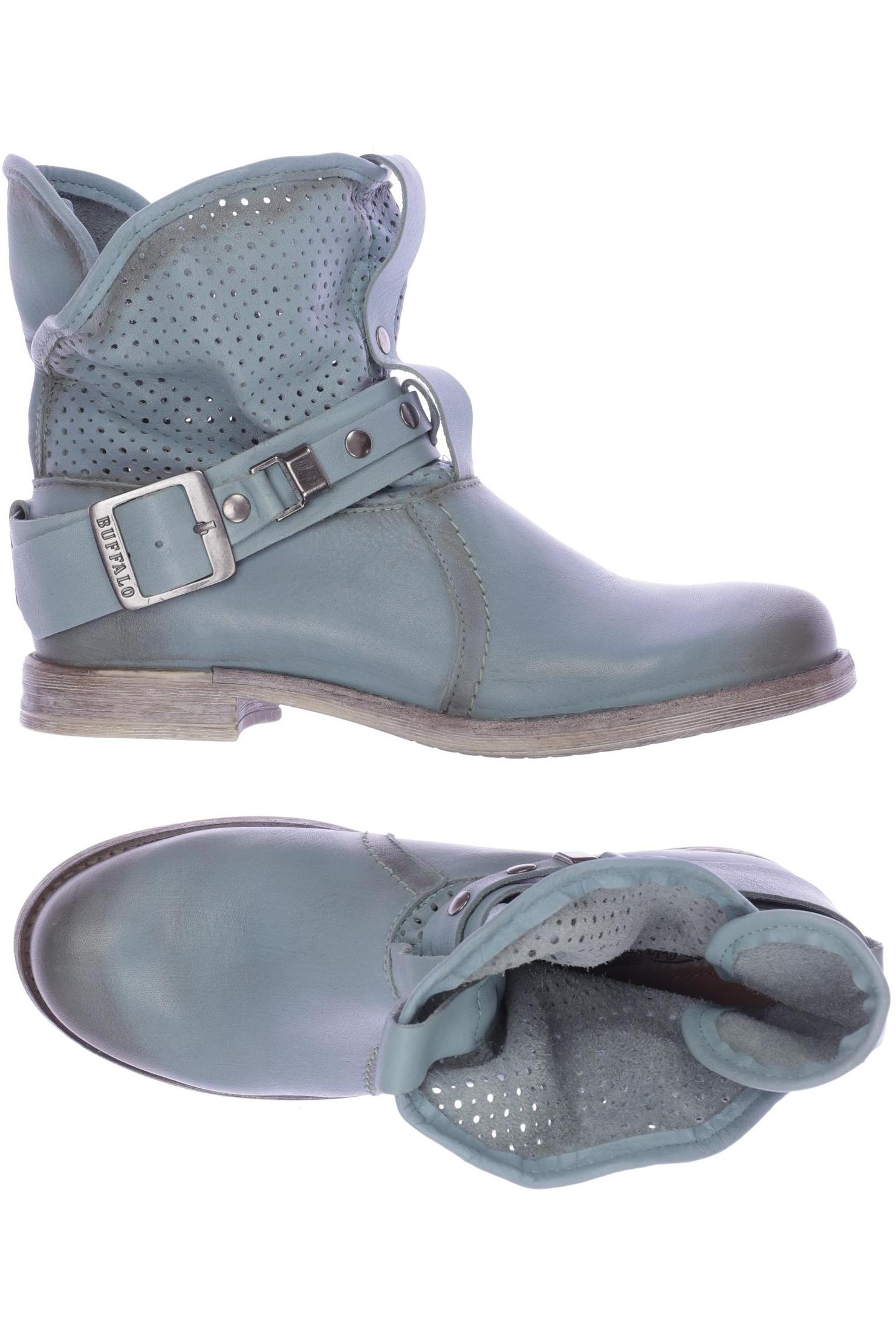 

Buffalo London Damen Stiefelette, türkis, Gr. 39