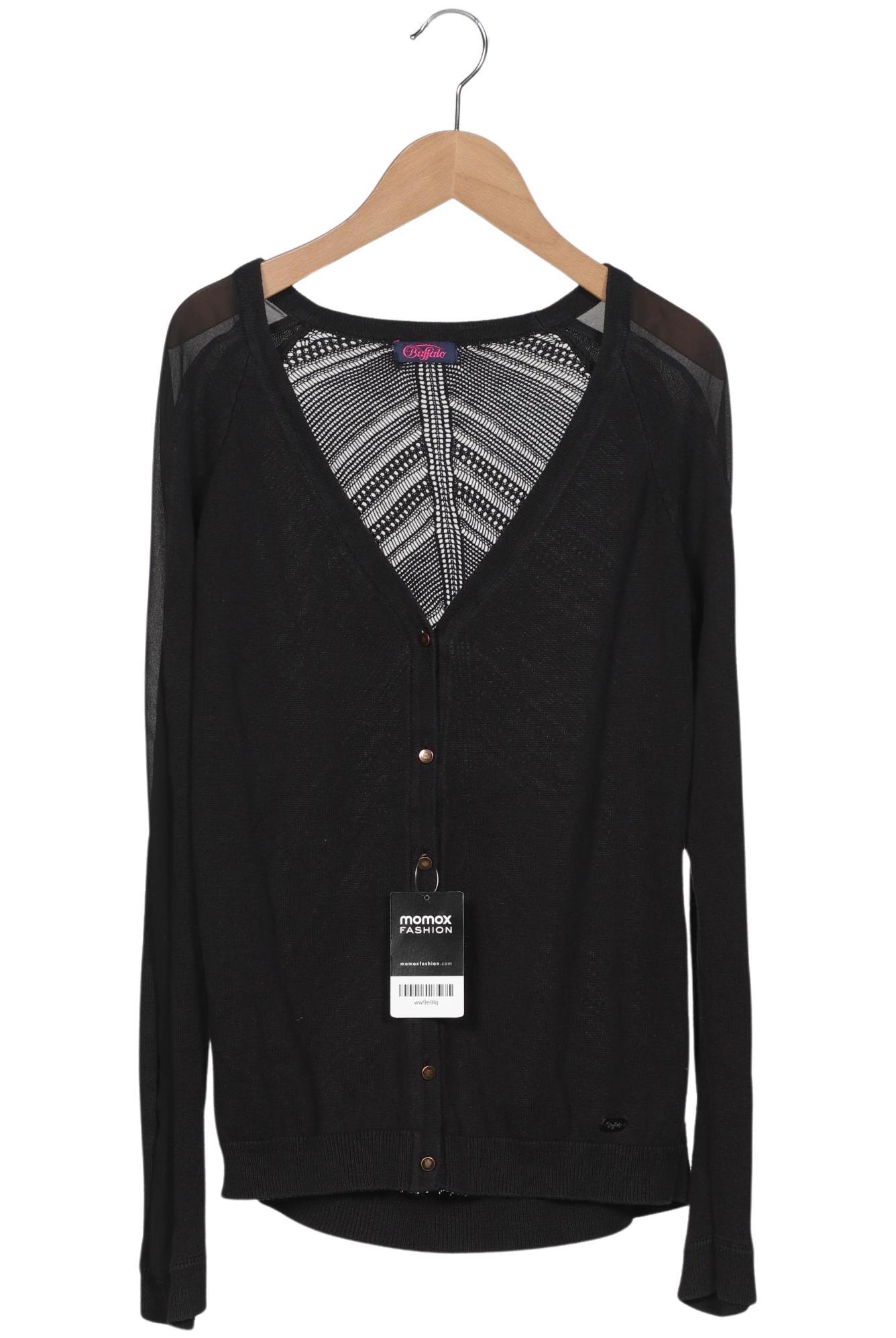 

Buffalo London Damen Strickjacke, schwarz, Gr. 36