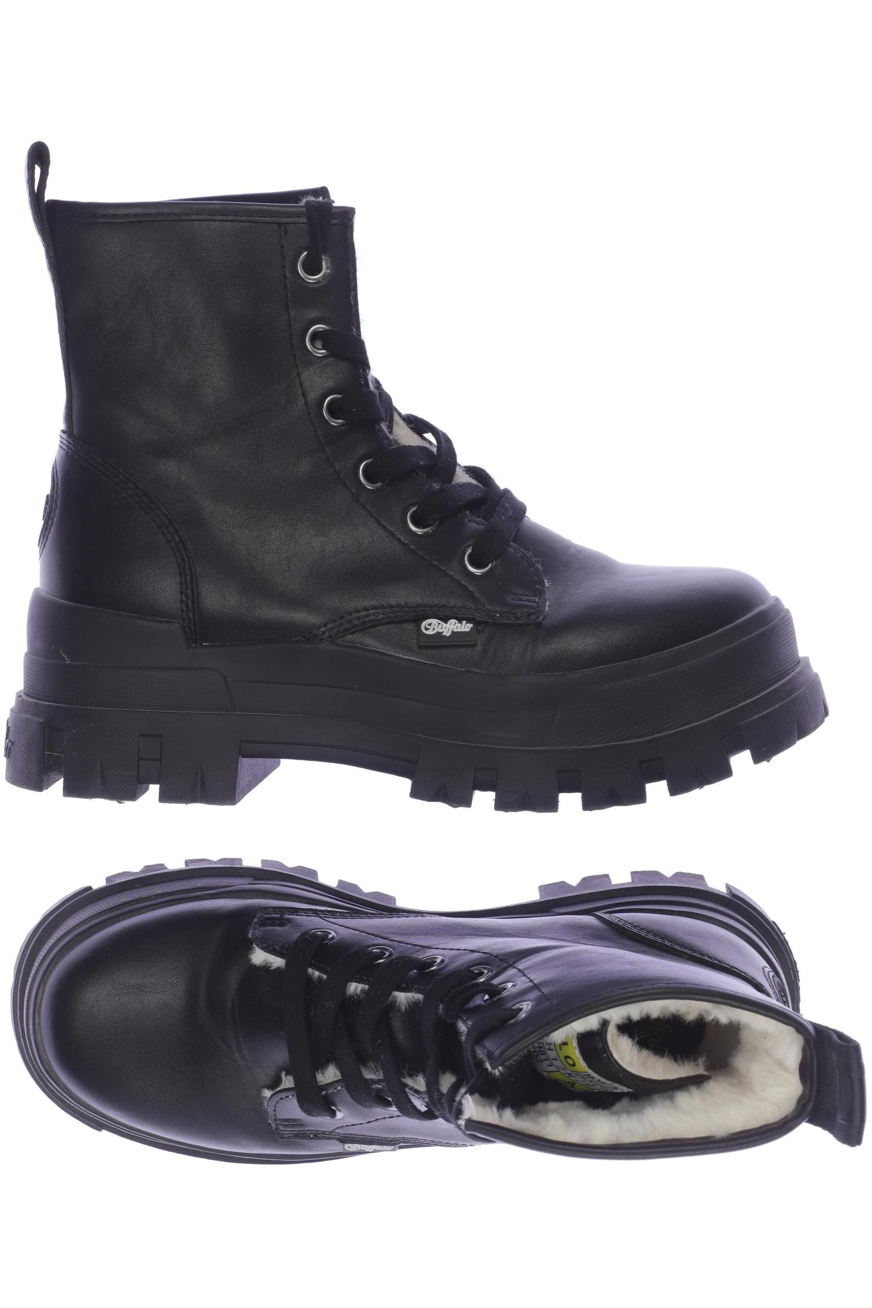 

Buffalo London Damen Stiefelette, schwarz, Gr. 38