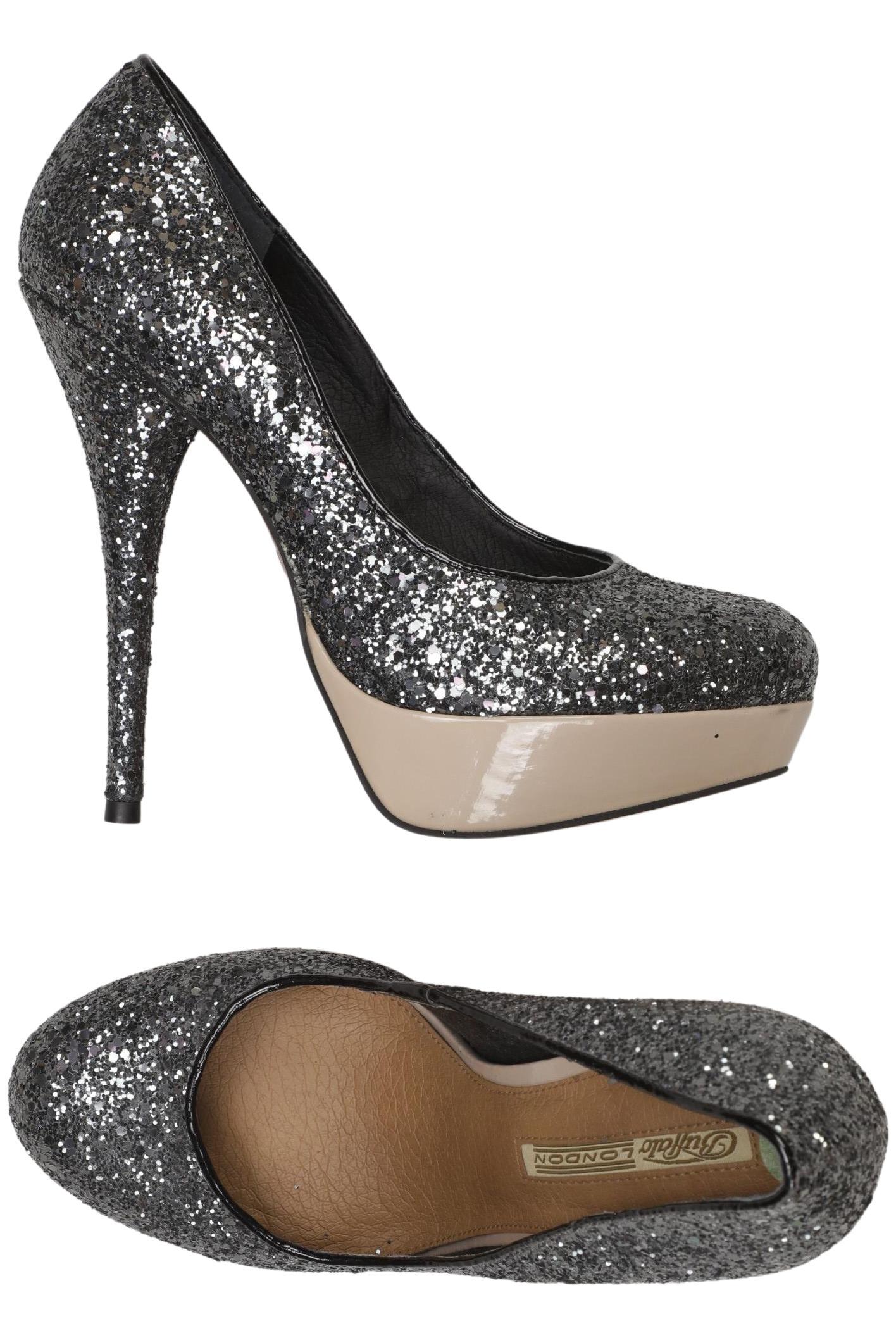 

Buffalo London Damen Pumps, silber, Gr. 40