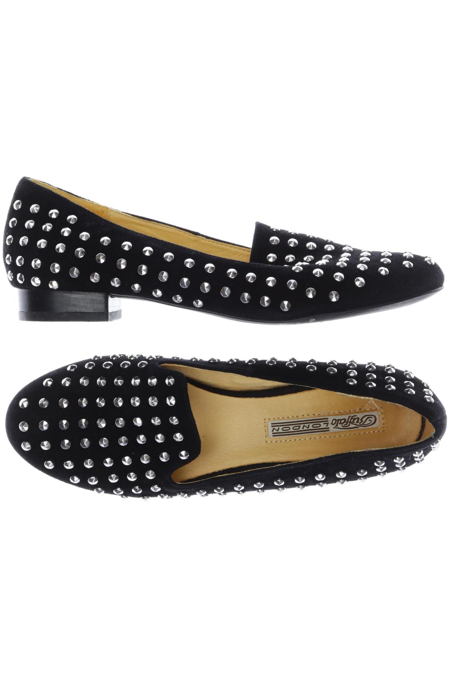 

Buffalo London Damen Halbschuh, schwarz, Gr. 38