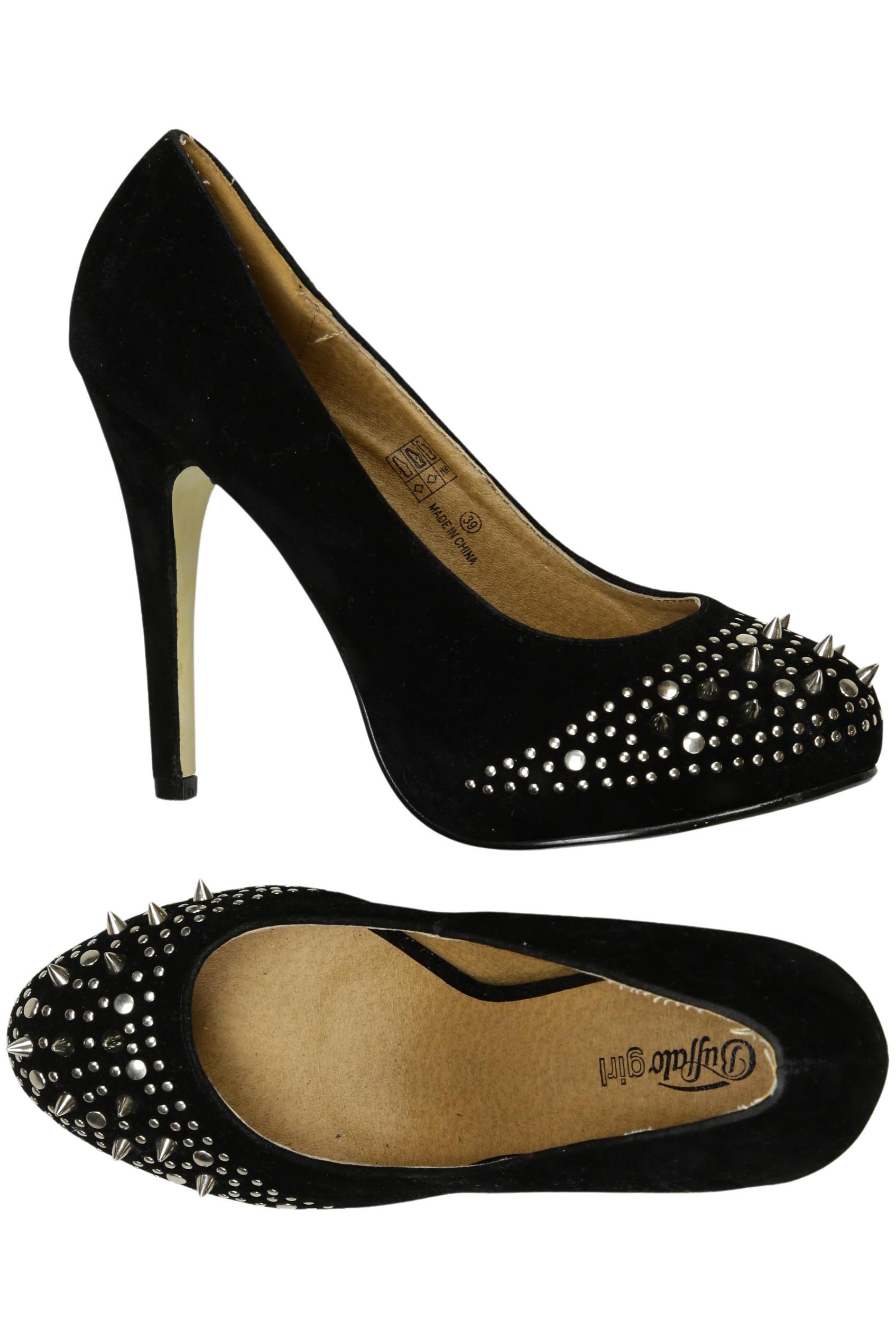 

Buffalo London Damen Pumps, schwarz, Gr. 39