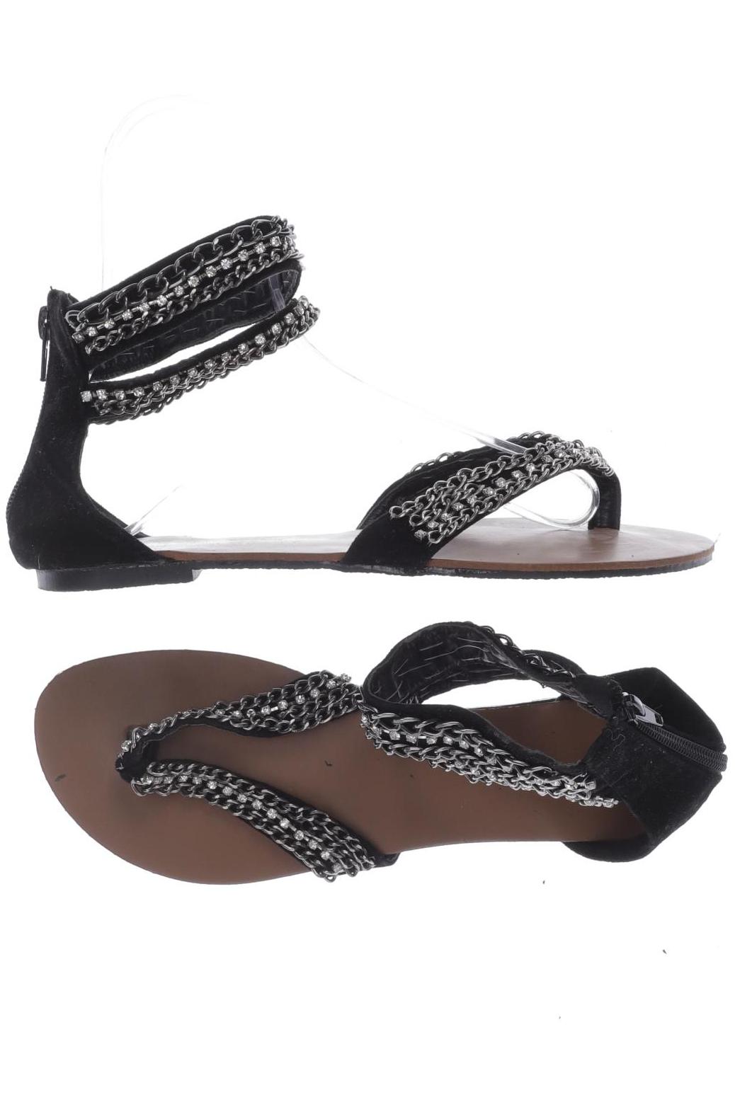 

Buffalo LONDON Damen Sandale, schwarz