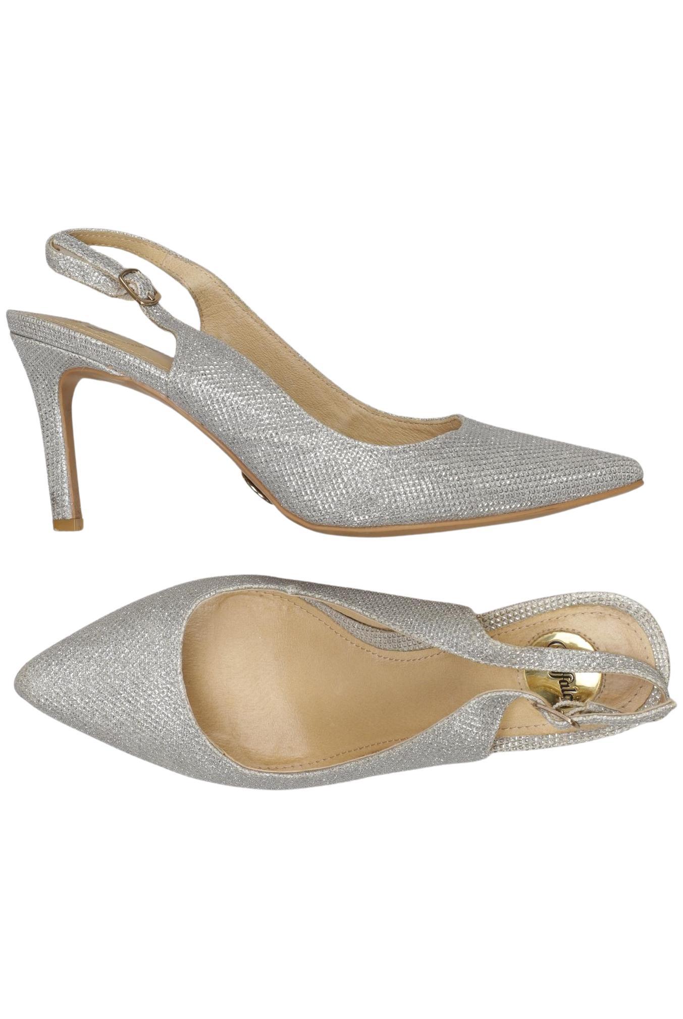 

Buffalo London Damen Pumps, silber, Gr. 39