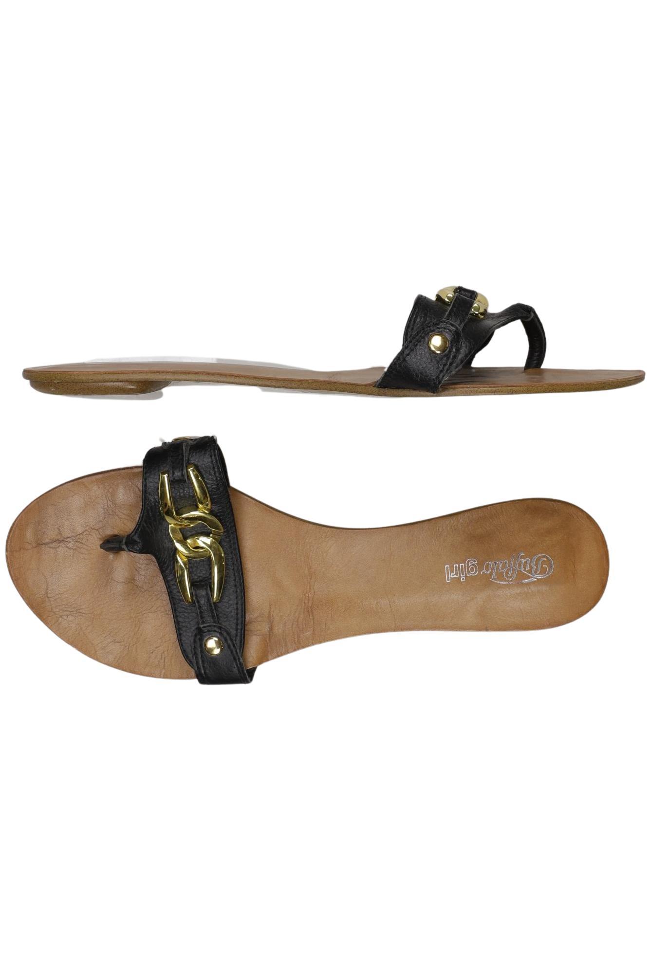 

Buffalo London Damen Sandale, schwarz, Gr. 38