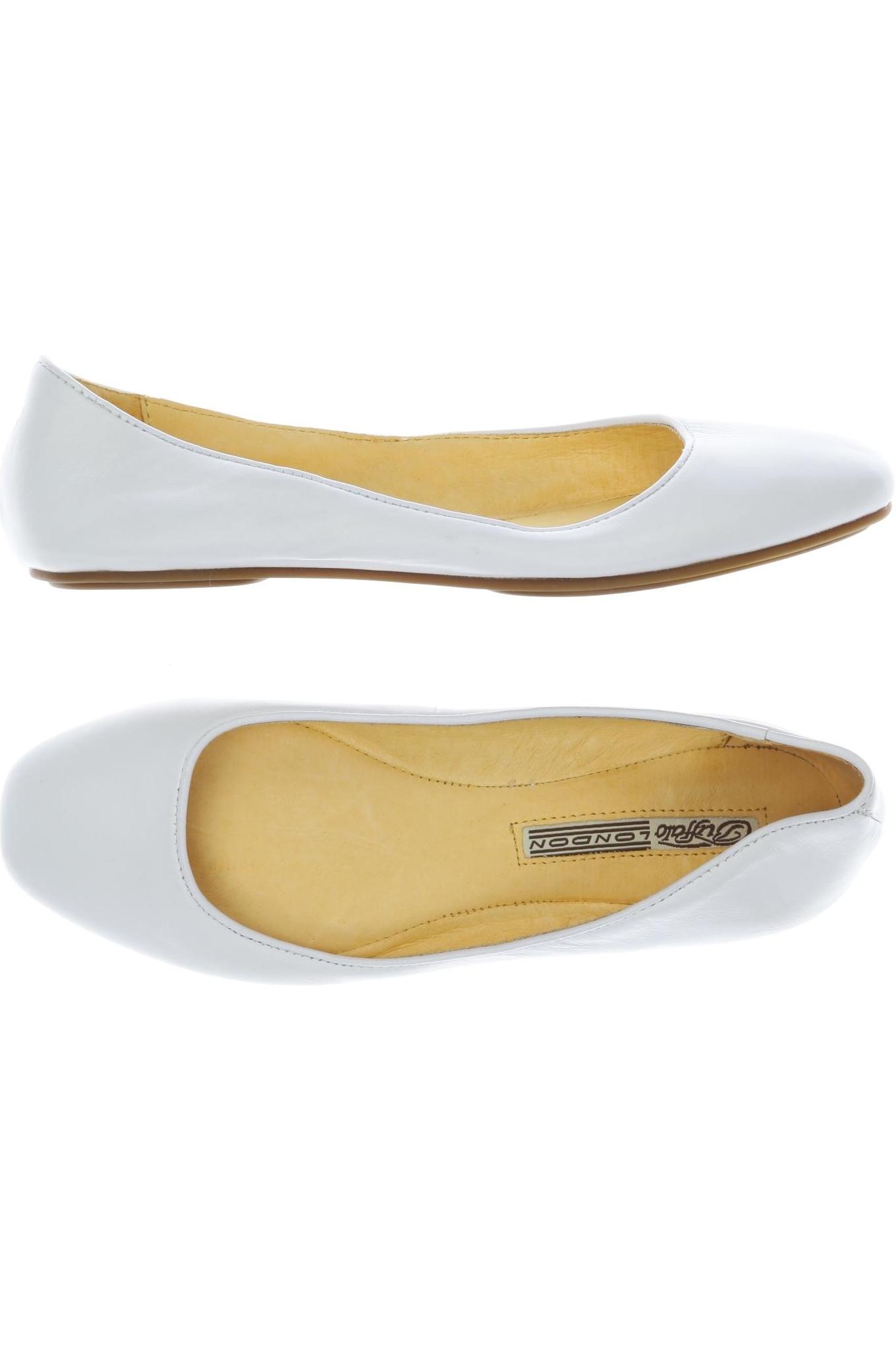 

Buffalo London Damen Ballerinas, weiß, Gr. 36