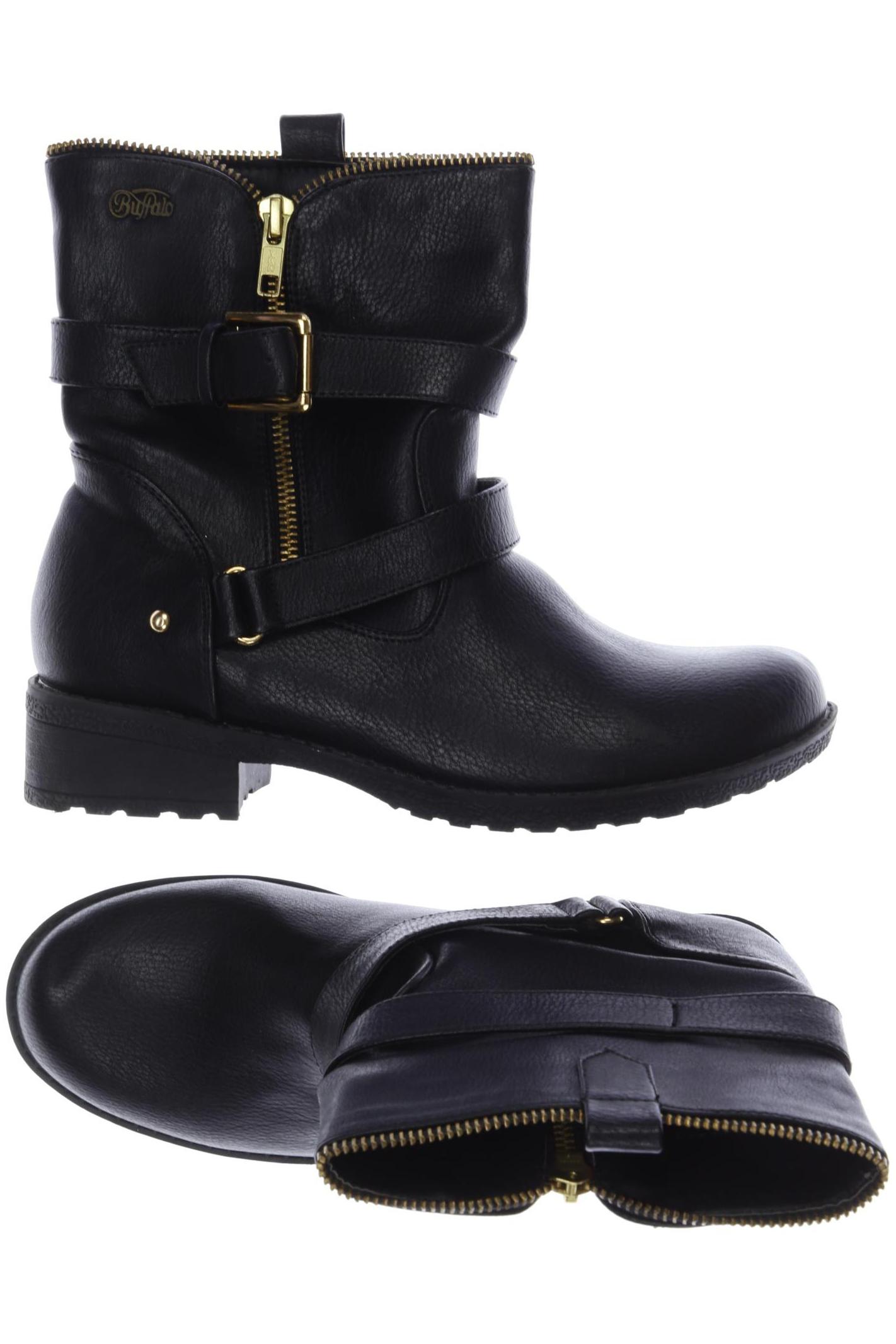 

Buffalo London Damen Stiefelette, schwarz, Gr. 38