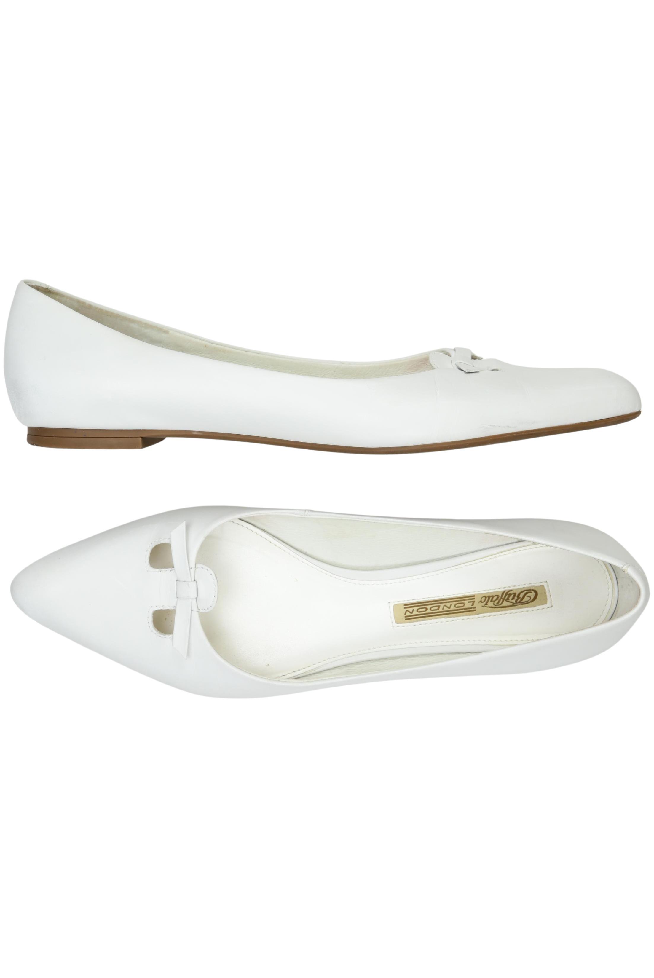 

Buffalo London Damen Ballerinas, weiß, Gr. 40