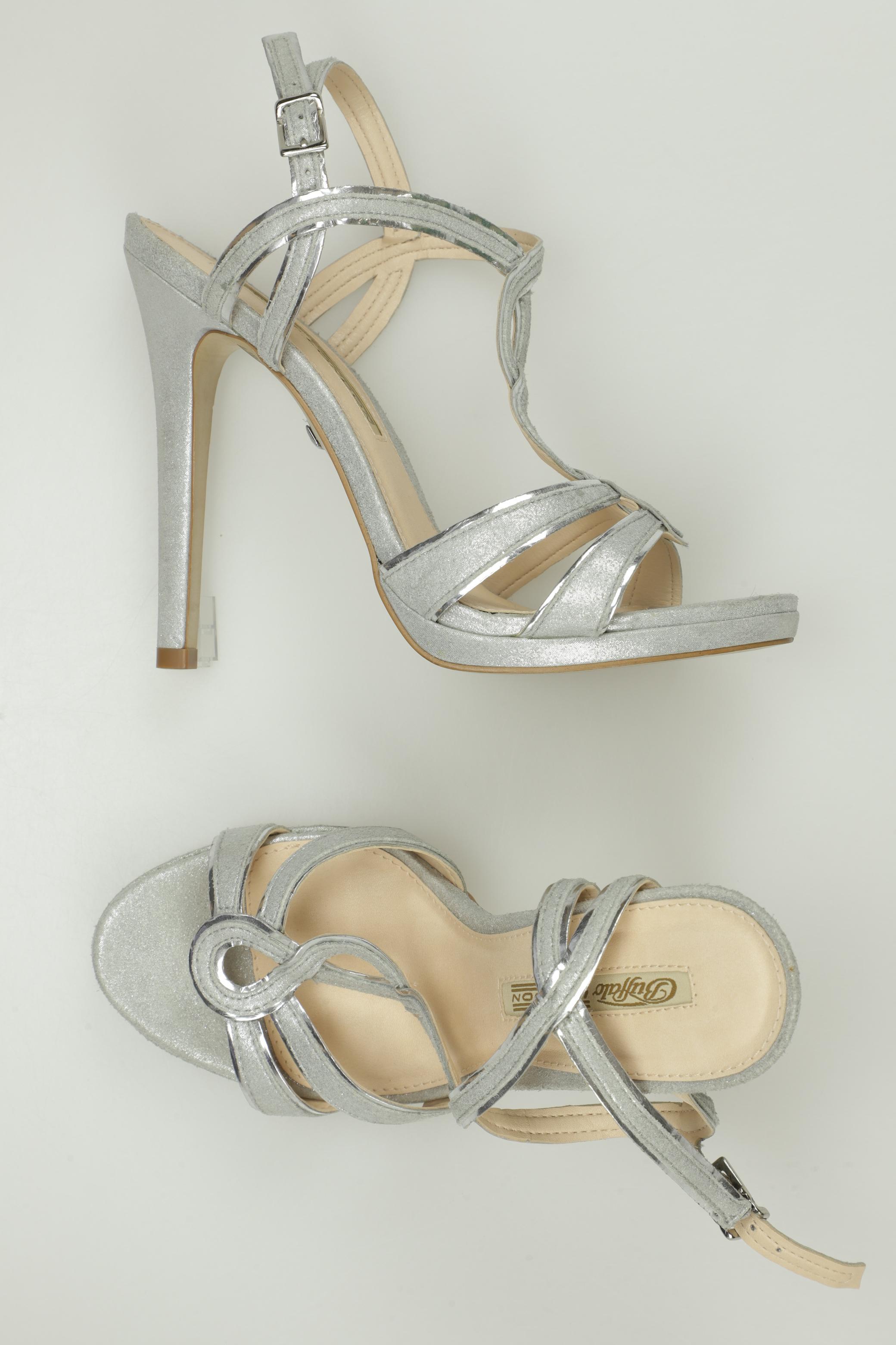 

Buffalo London Damen Sandale, silber, Gr. 38