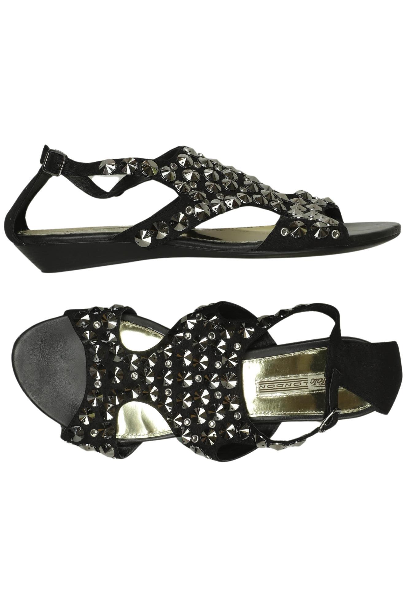 

Buffalo London Damen Sandale, schwarz, Gr. 41