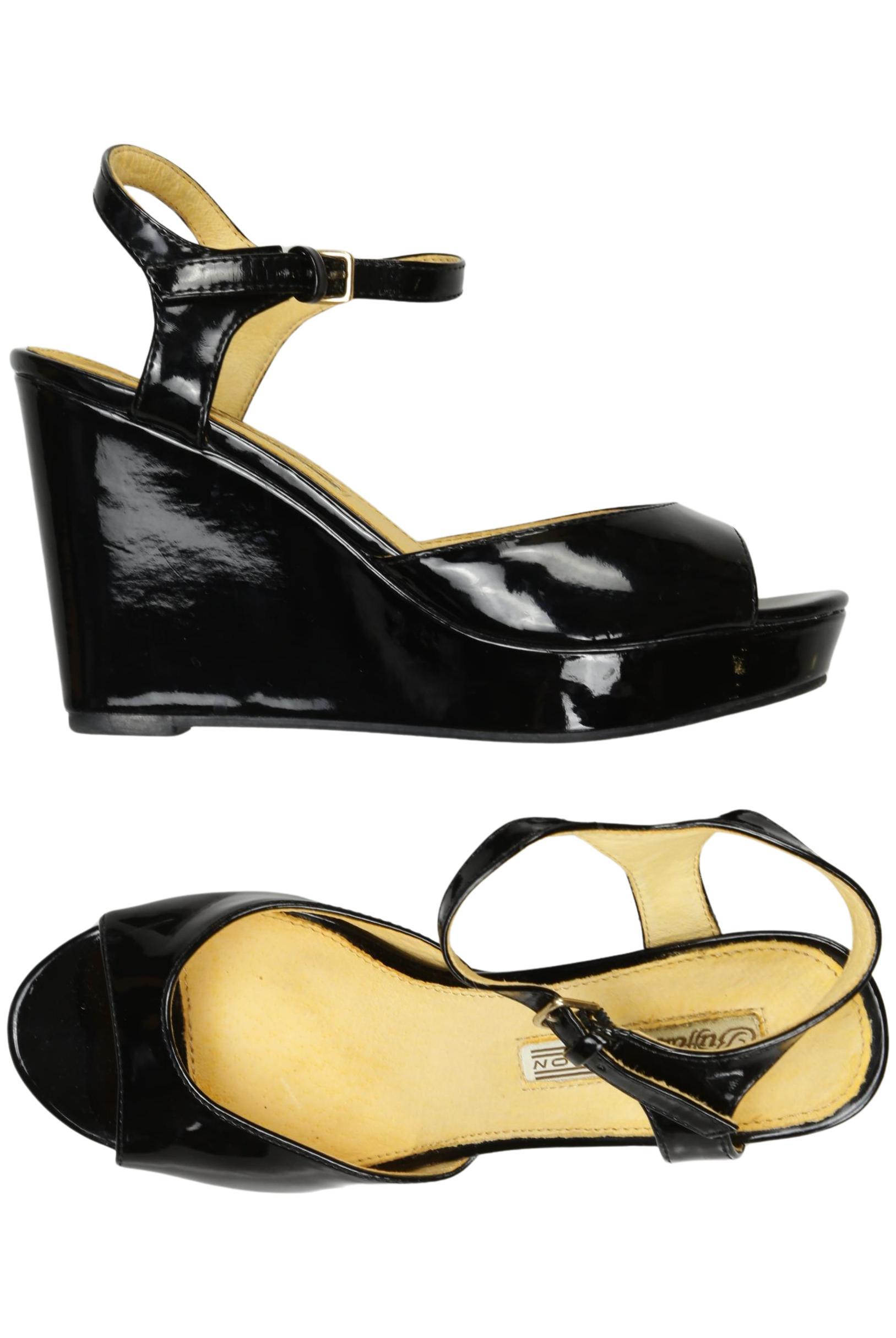 

Buffalo London Damen Sandale, schwarz, Gr. 38