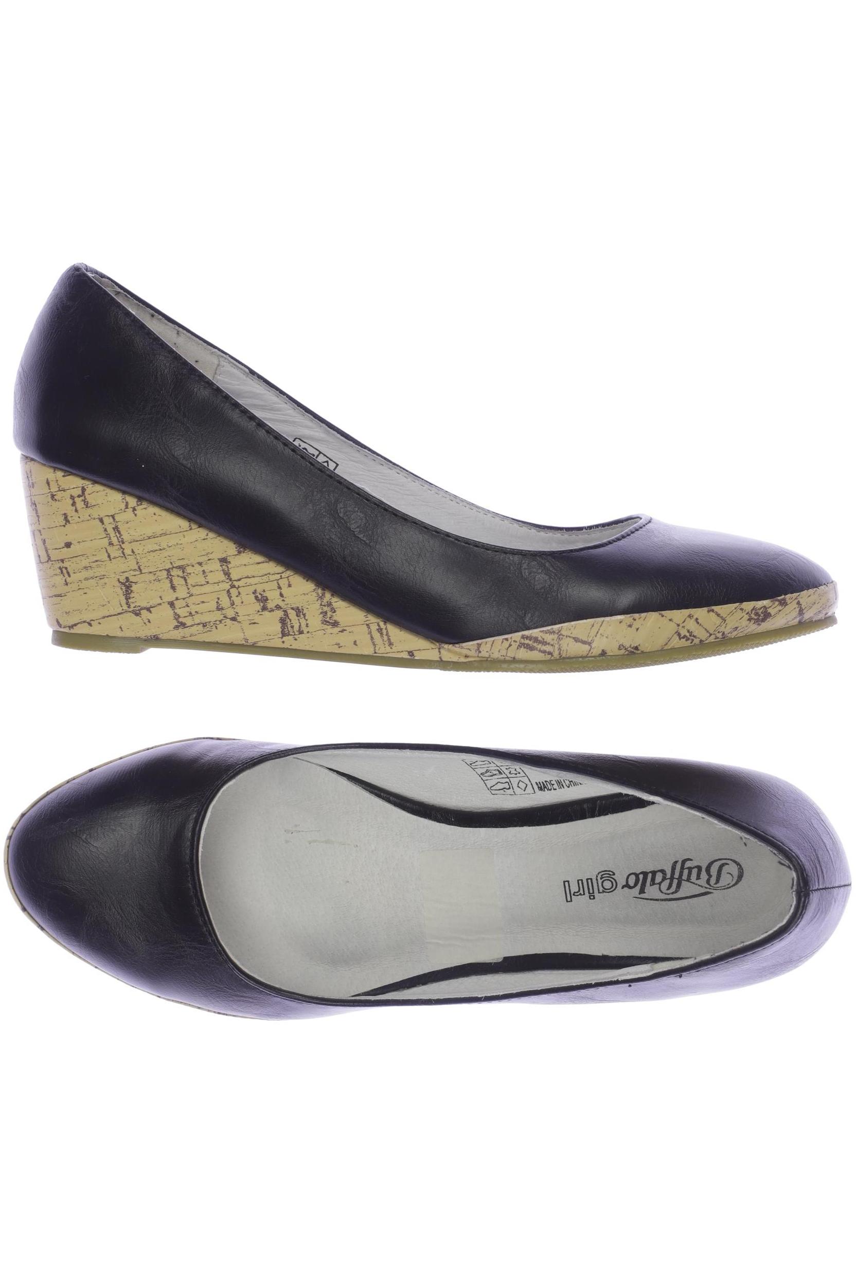 

Buffalo London Damen Pumps, schwarz, Gr. 39