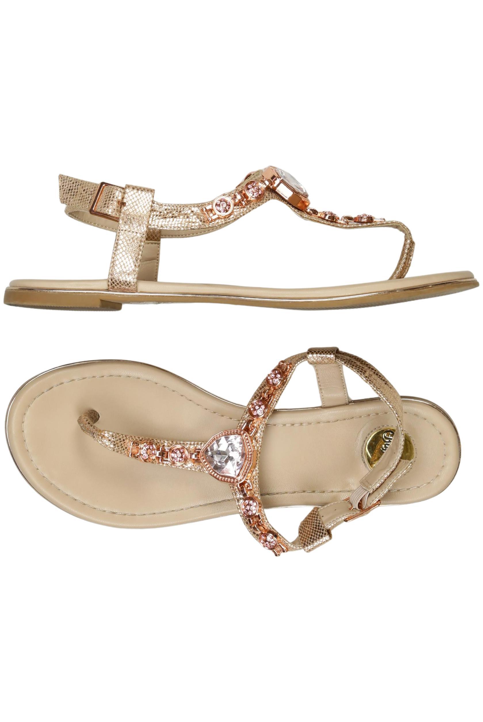 

Buffalo London Damen Sandale, gold, Gr. 40