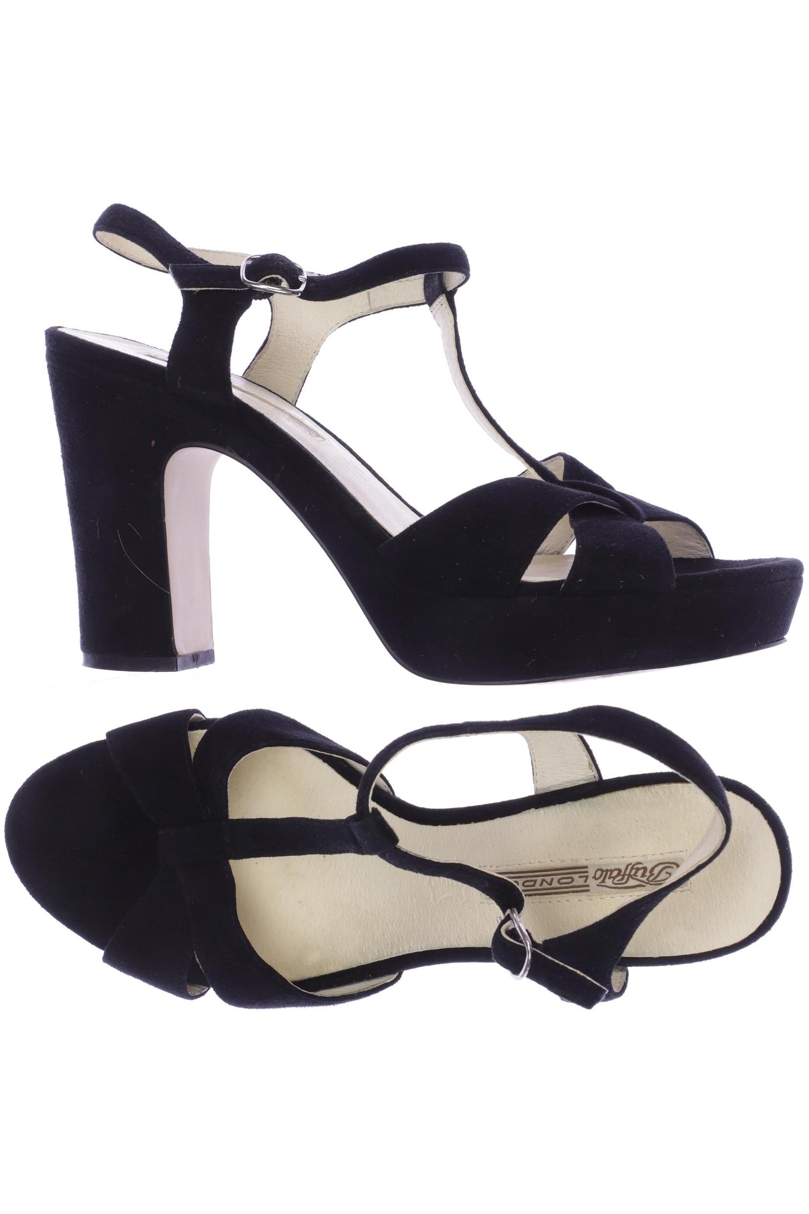 

Buffalo London Damen Sandale, schwarz, Gr. 40