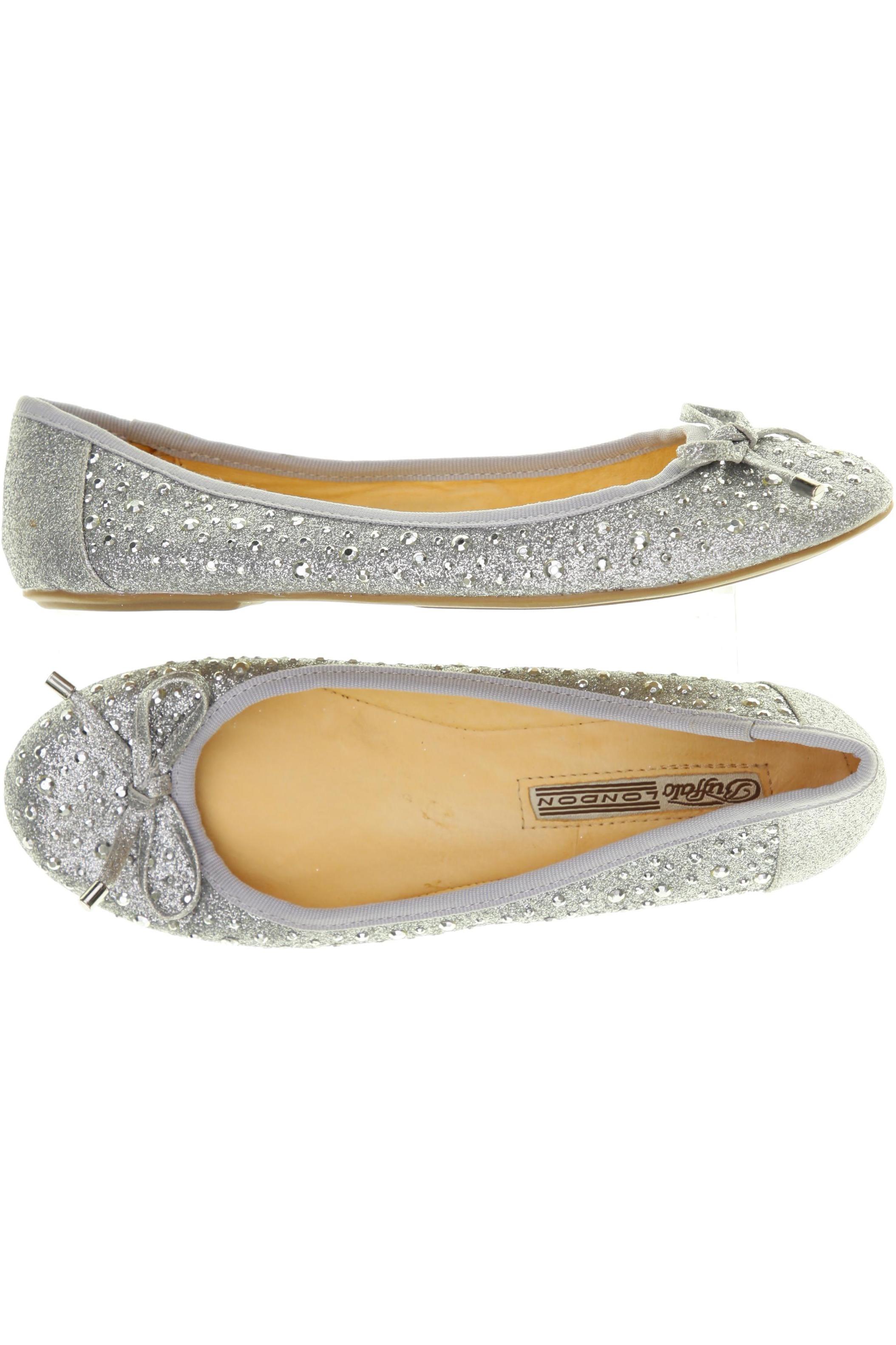 

Buffalo London Damen Ballerinas, silber, Gr. 37