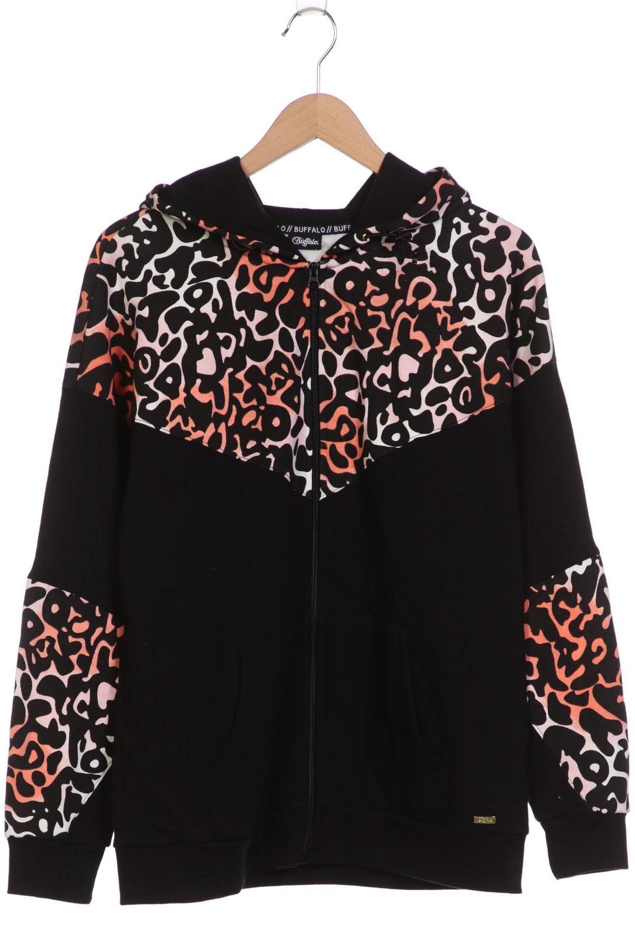 

Buffalo London Damen Kapuzenpullover, schwarz, Gr. 44