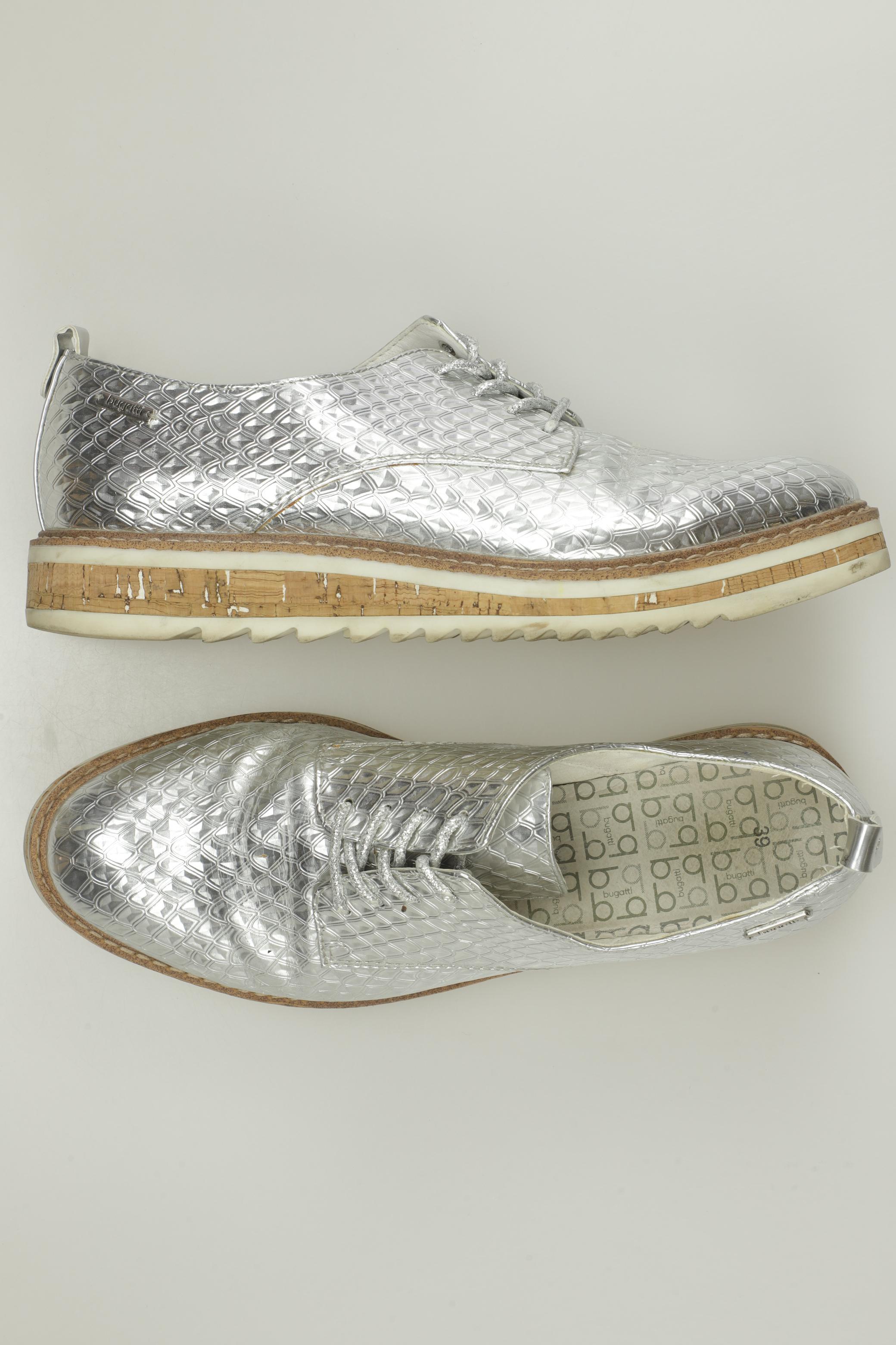 

Bugatti Damen Halbschuh, silber, Gr. 39