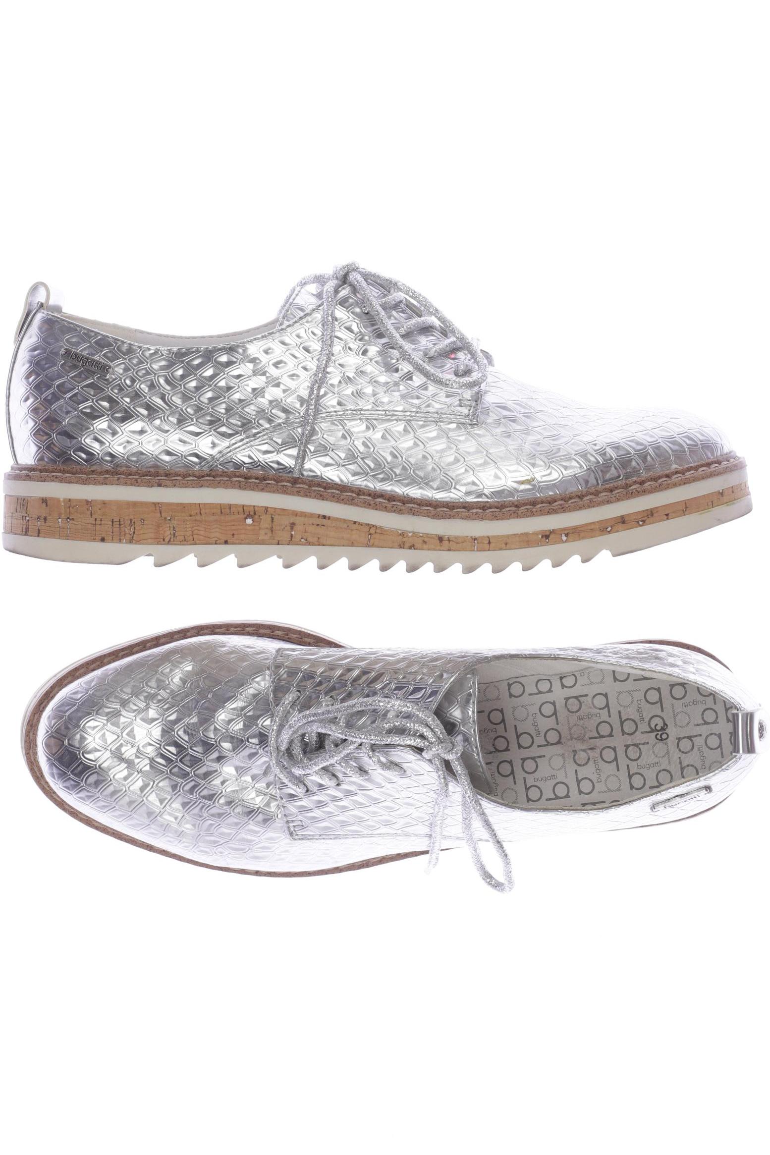 

Bugatti Damen Halbschuh, silber, Gr. 39