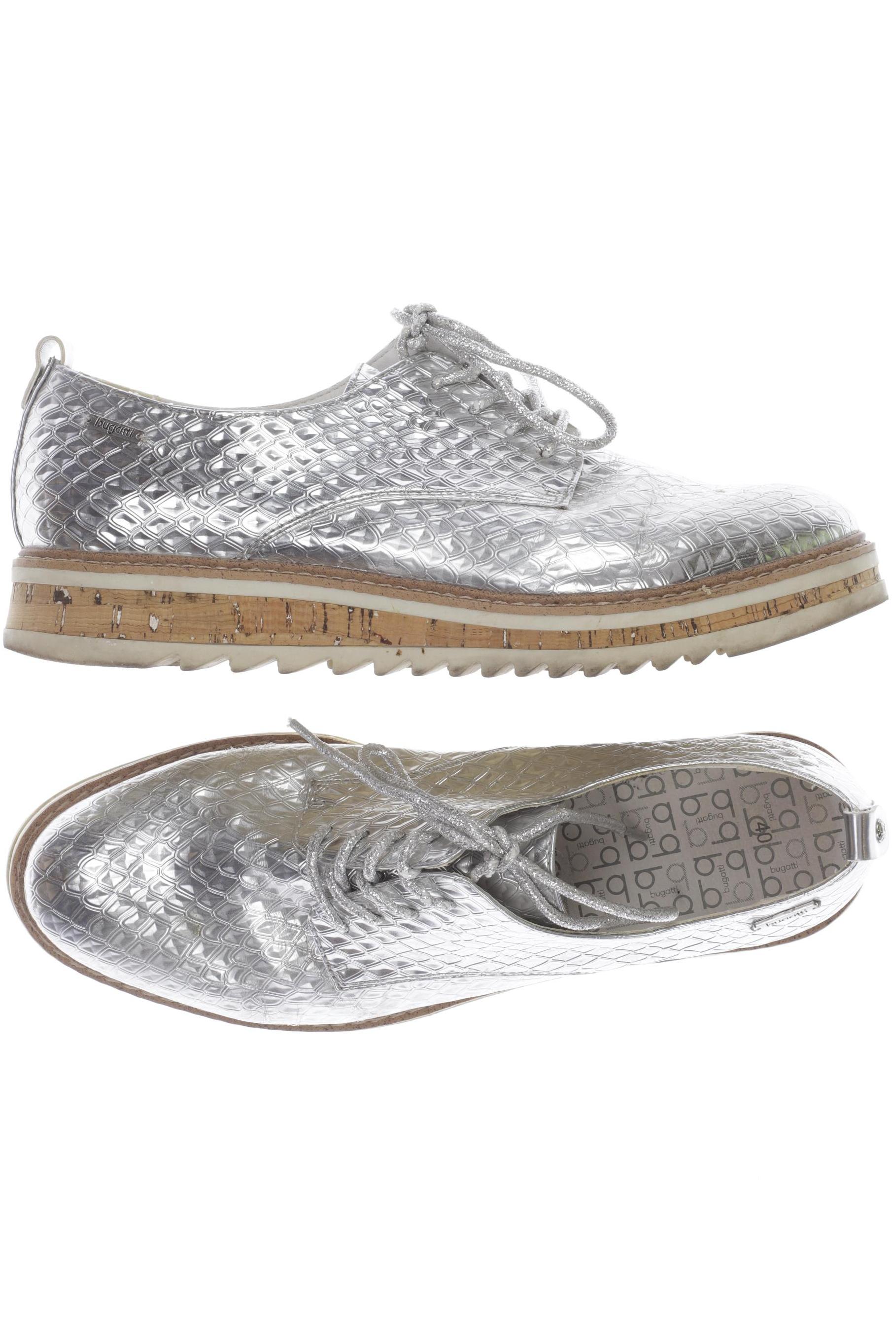 

Bugatti Damen Halbschuh, silber, Gr. 40