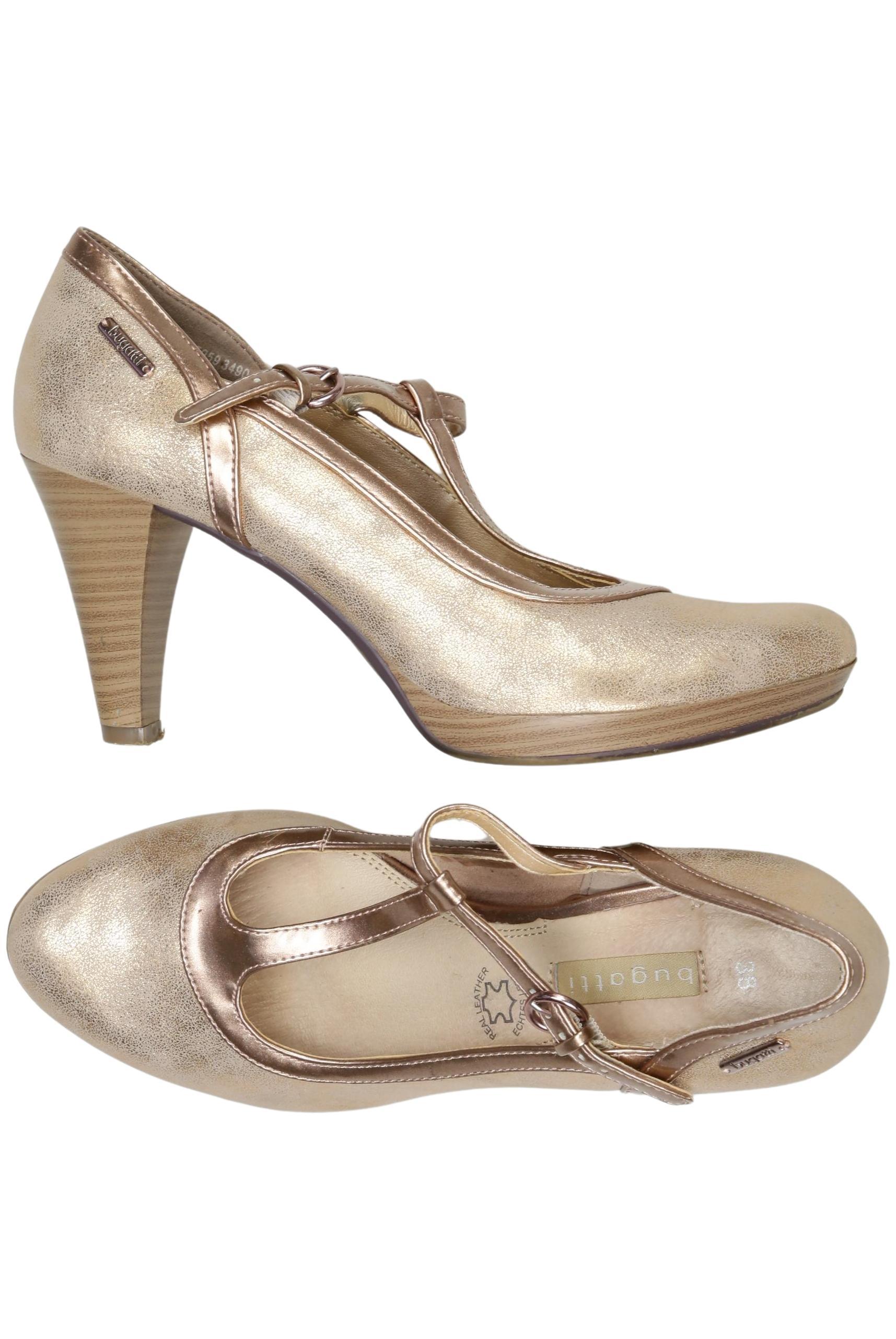 

Bugatti Damen Pumps, gold, Gr. 38