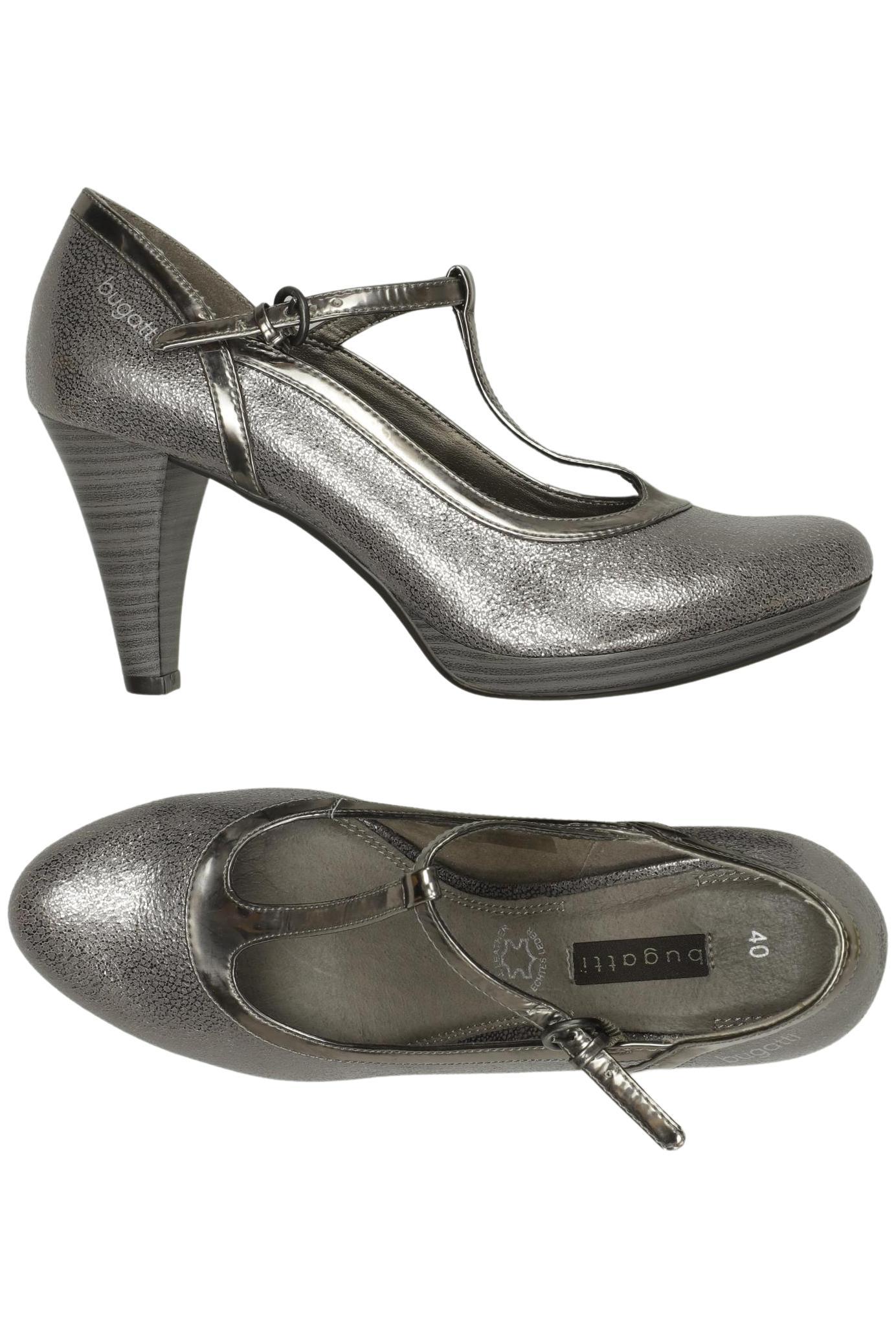 

Bugatti Damen Pumps, silber, Gr. 40