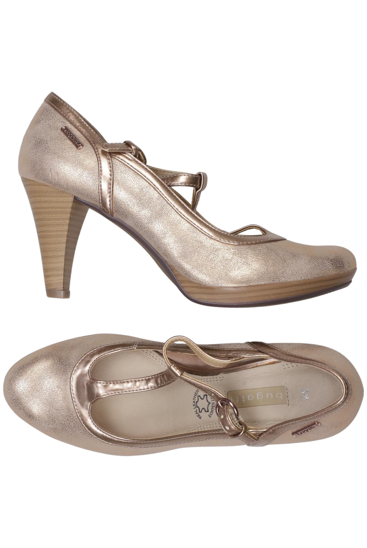 

Bugatti Damen Pumps, gold, Gr. 38