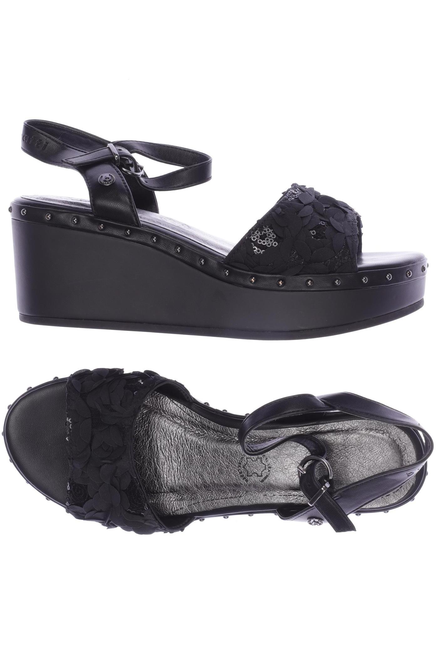 

Bugatti Damen Sandale, schwarz