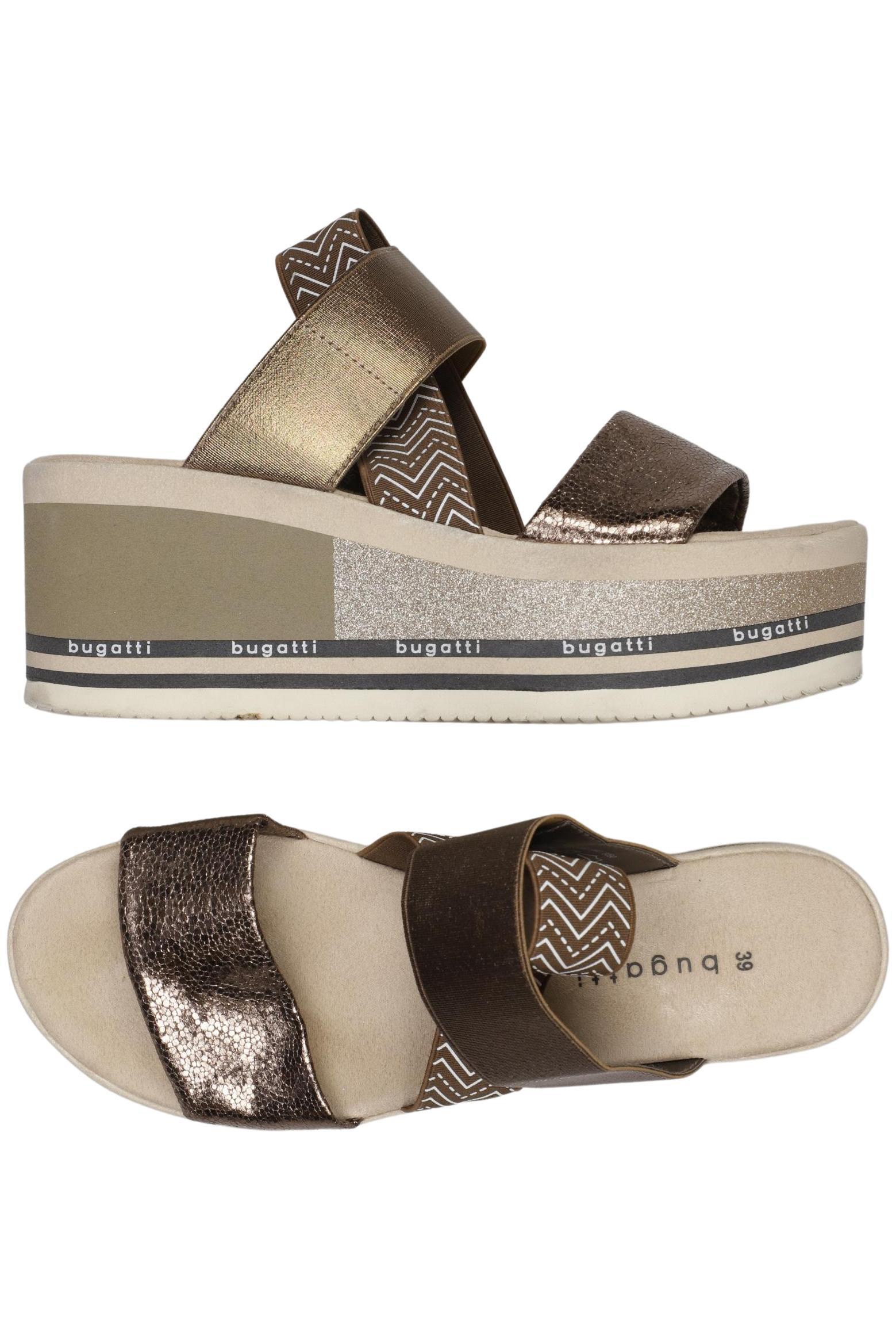 

Bugatti Damen Sandale, gold, Gr. 39