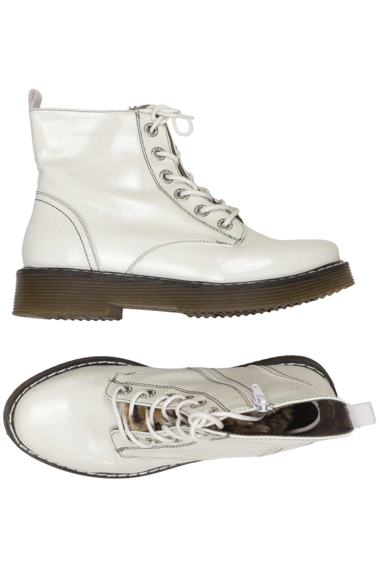 

Bugatti Damen Stiefelette, weiß, Gr. 38