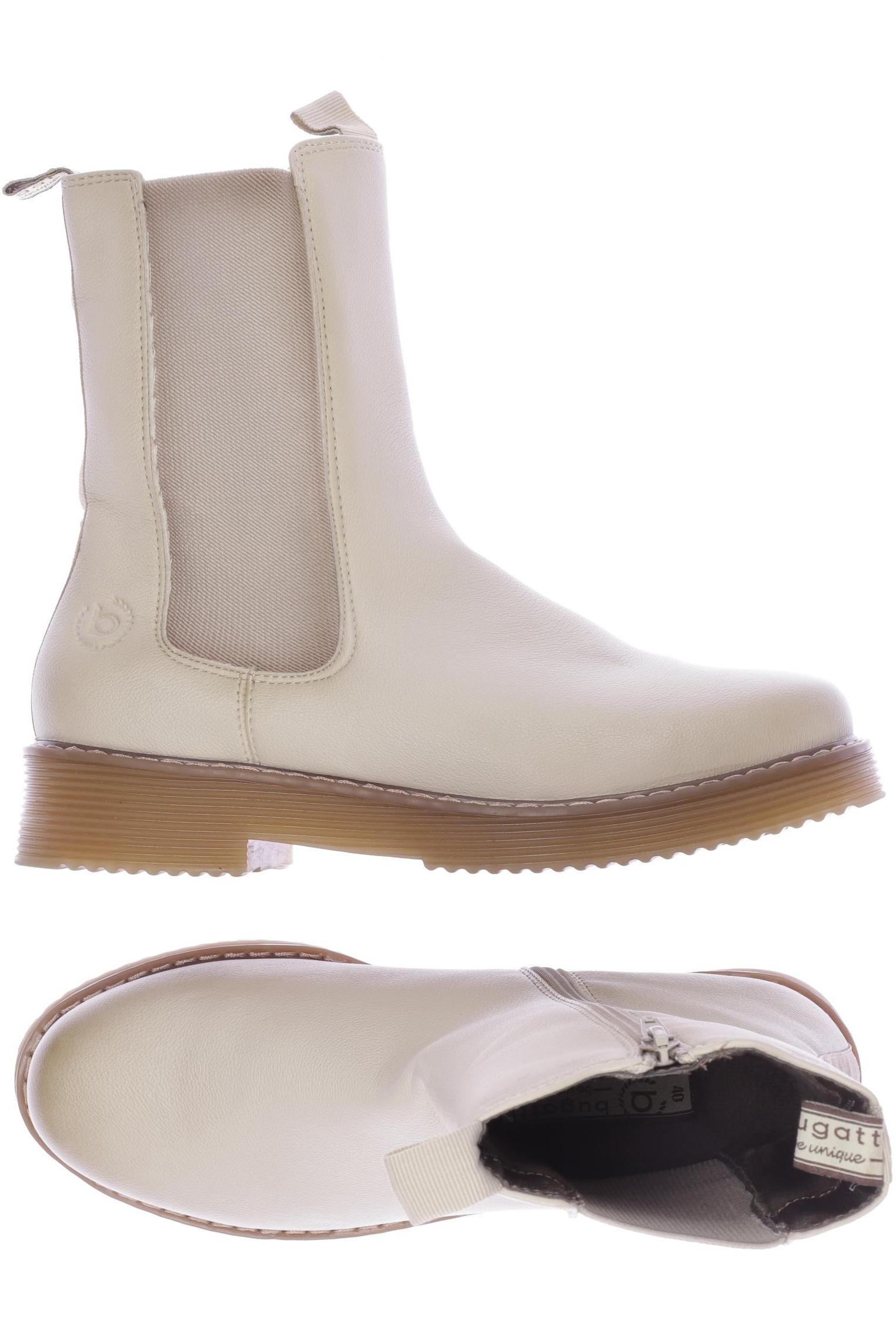 

Bugatti Damen Stiefelette, cremeweiß