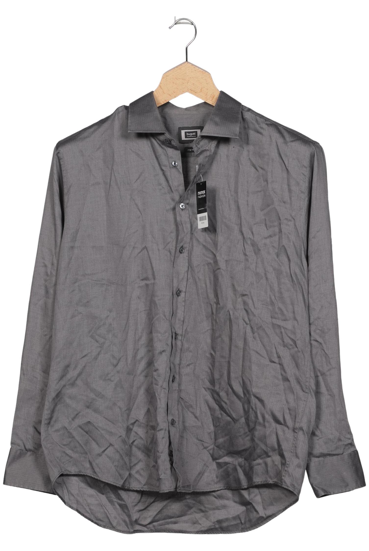 Thumbnail - Bugatti Herren Hemd, grau, Gr. 56