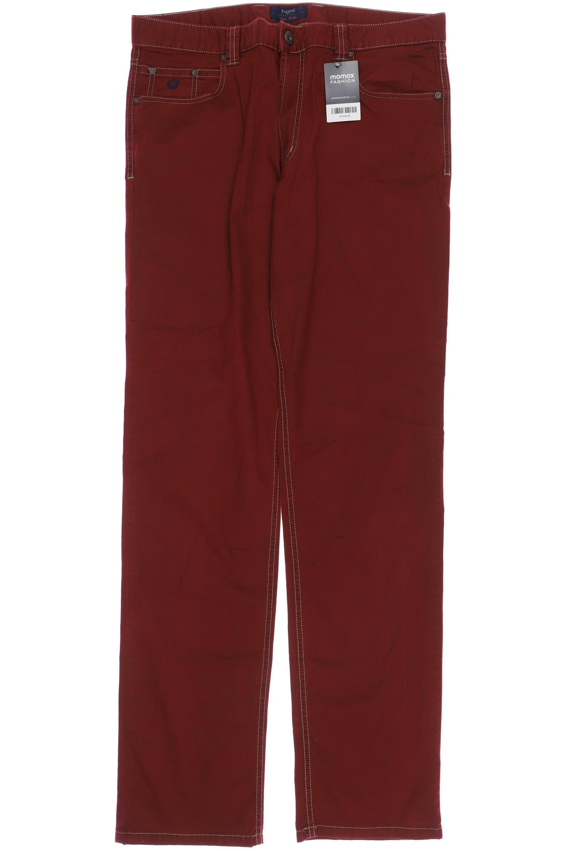 

Bugatti Herren Jeans, bordeaux, Gr. 38