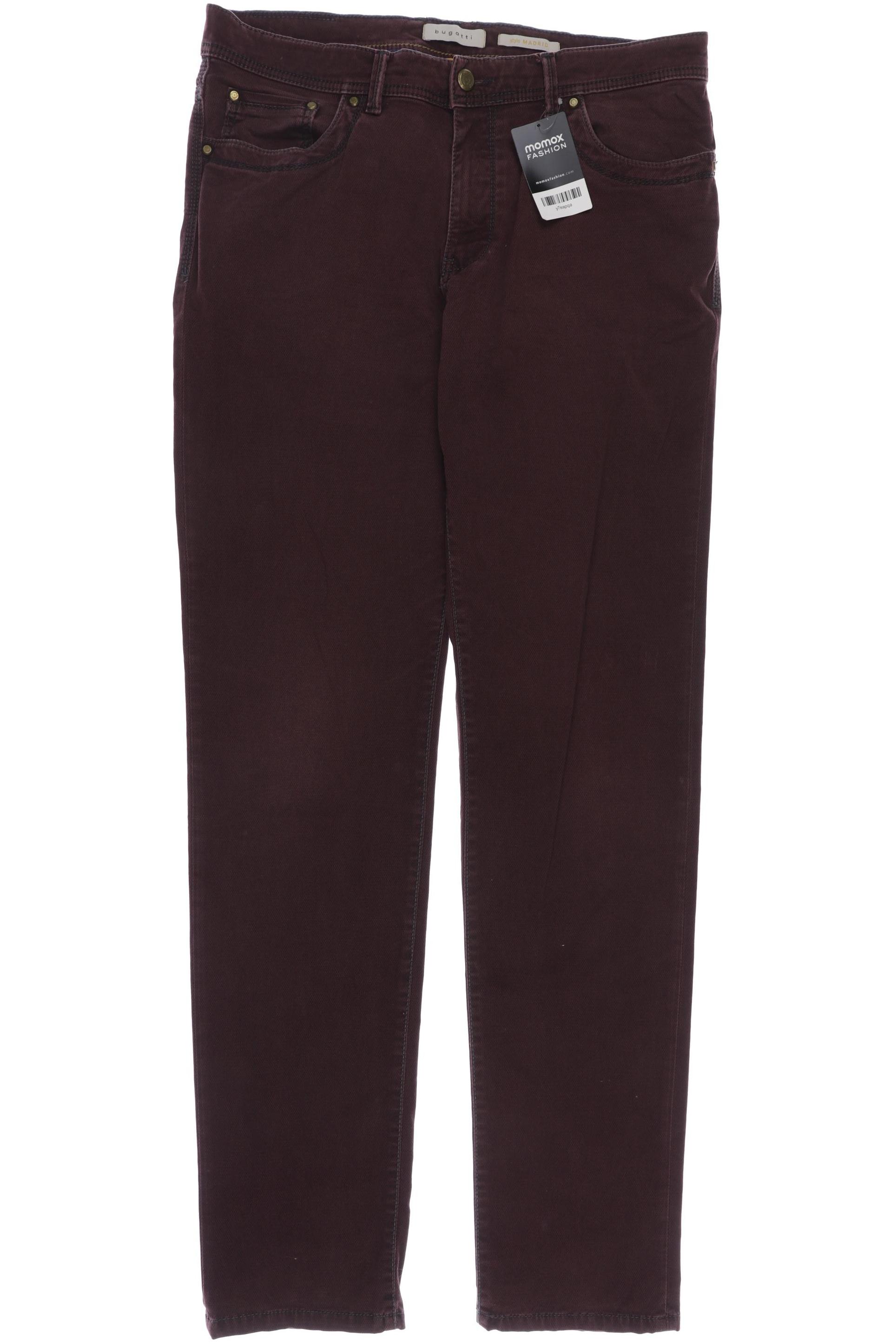 

Bugatti Herren Jeans, bordeaux, Gr. 35