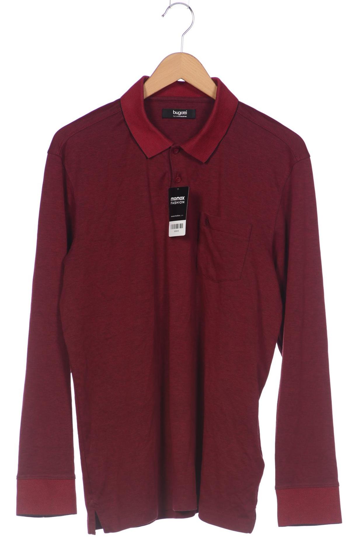 

Bugatti Herren Langarmshirt, bordeaux, Gr. 54