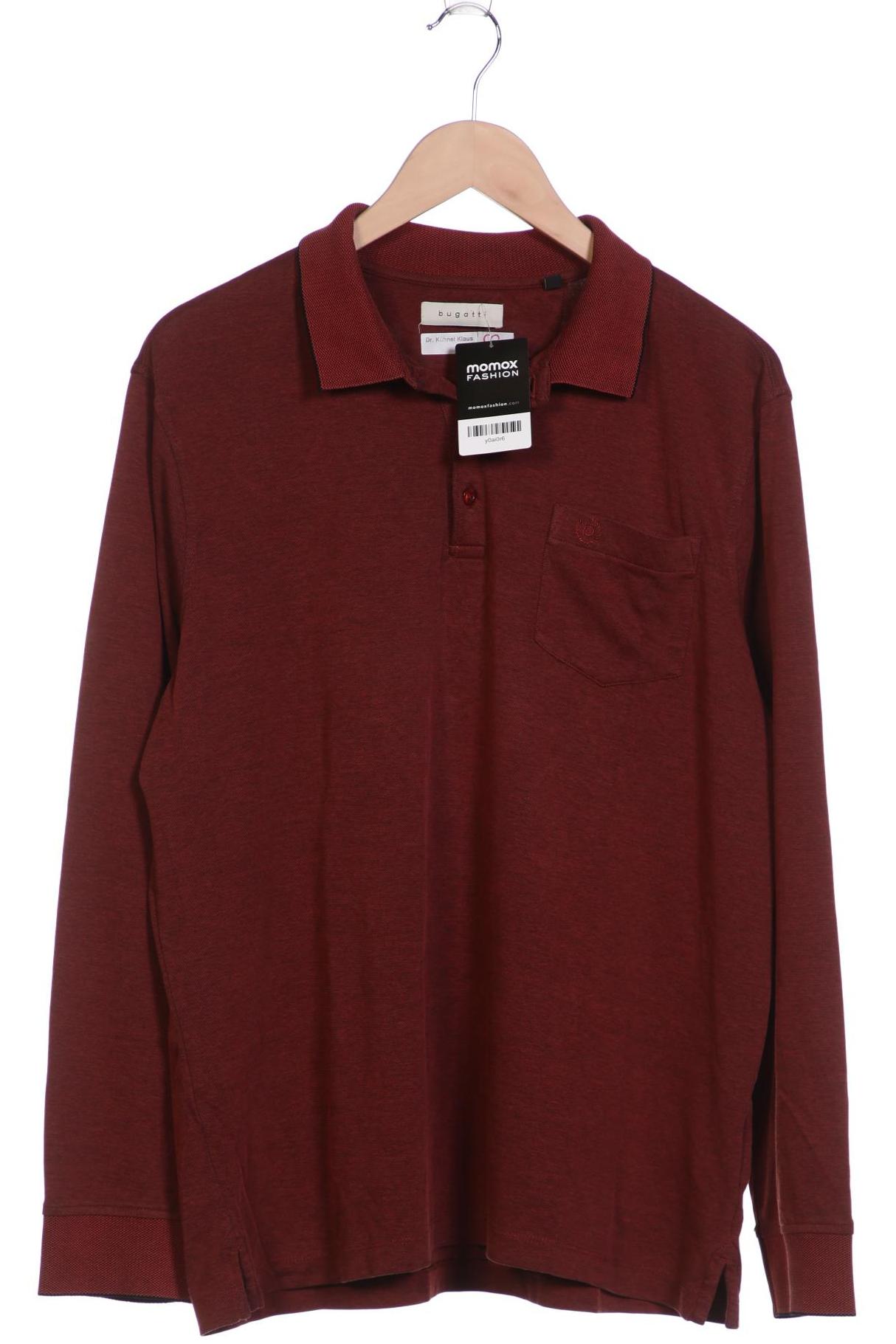 

Bugatti Herren Langarmshirt, bordeaux, Gr. 54