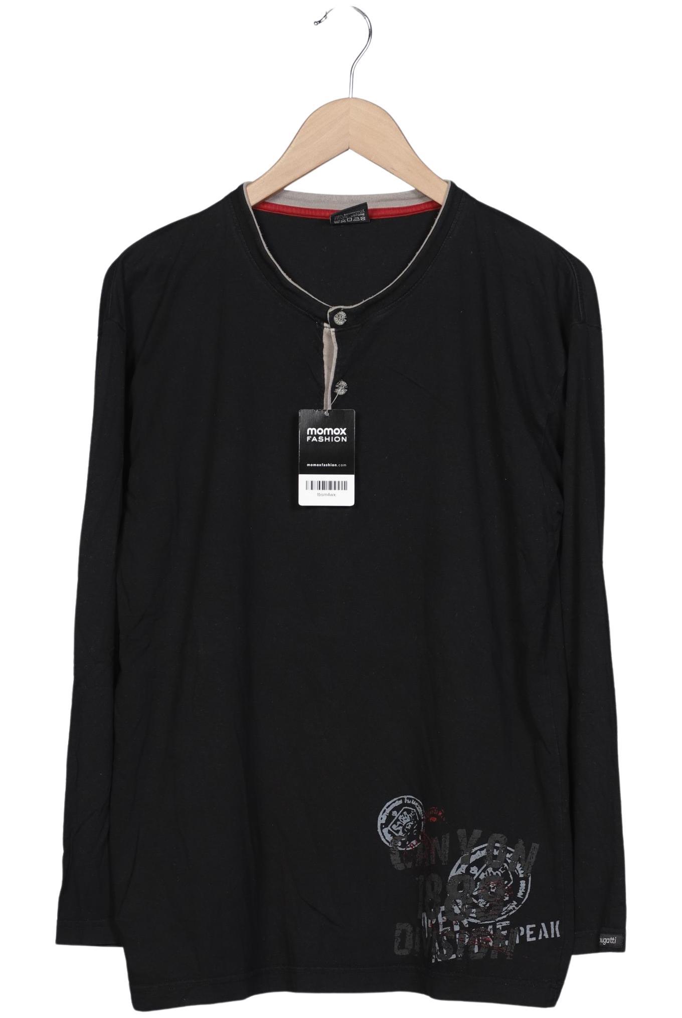 Thumbnail - Bugatti Herren Langarmshirt, schwarz, Gr. 52