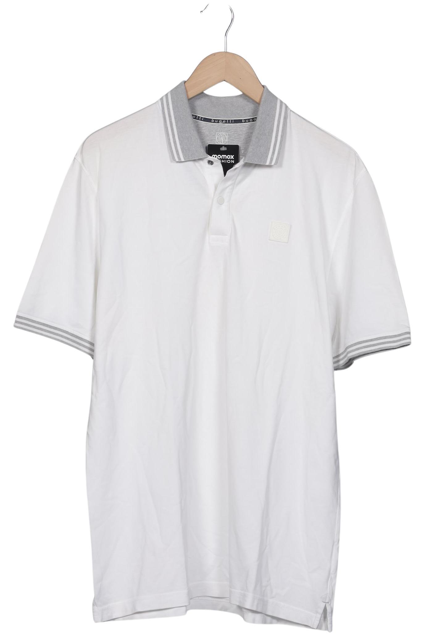 Thumbnail - Bugatti Herren Poloshirt, weiß, Gr. 56