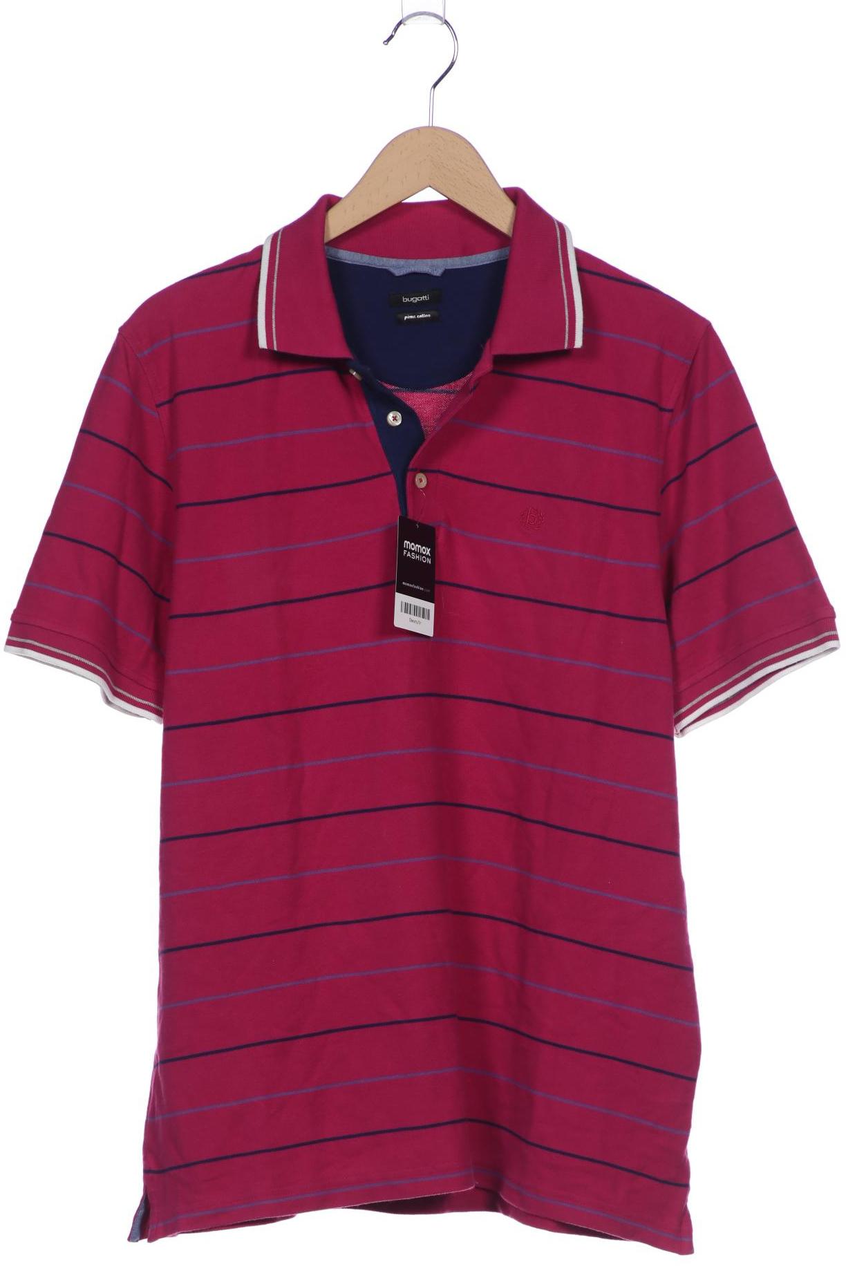 

Bugatti Herren Poloshirt, pink, Gr. 52