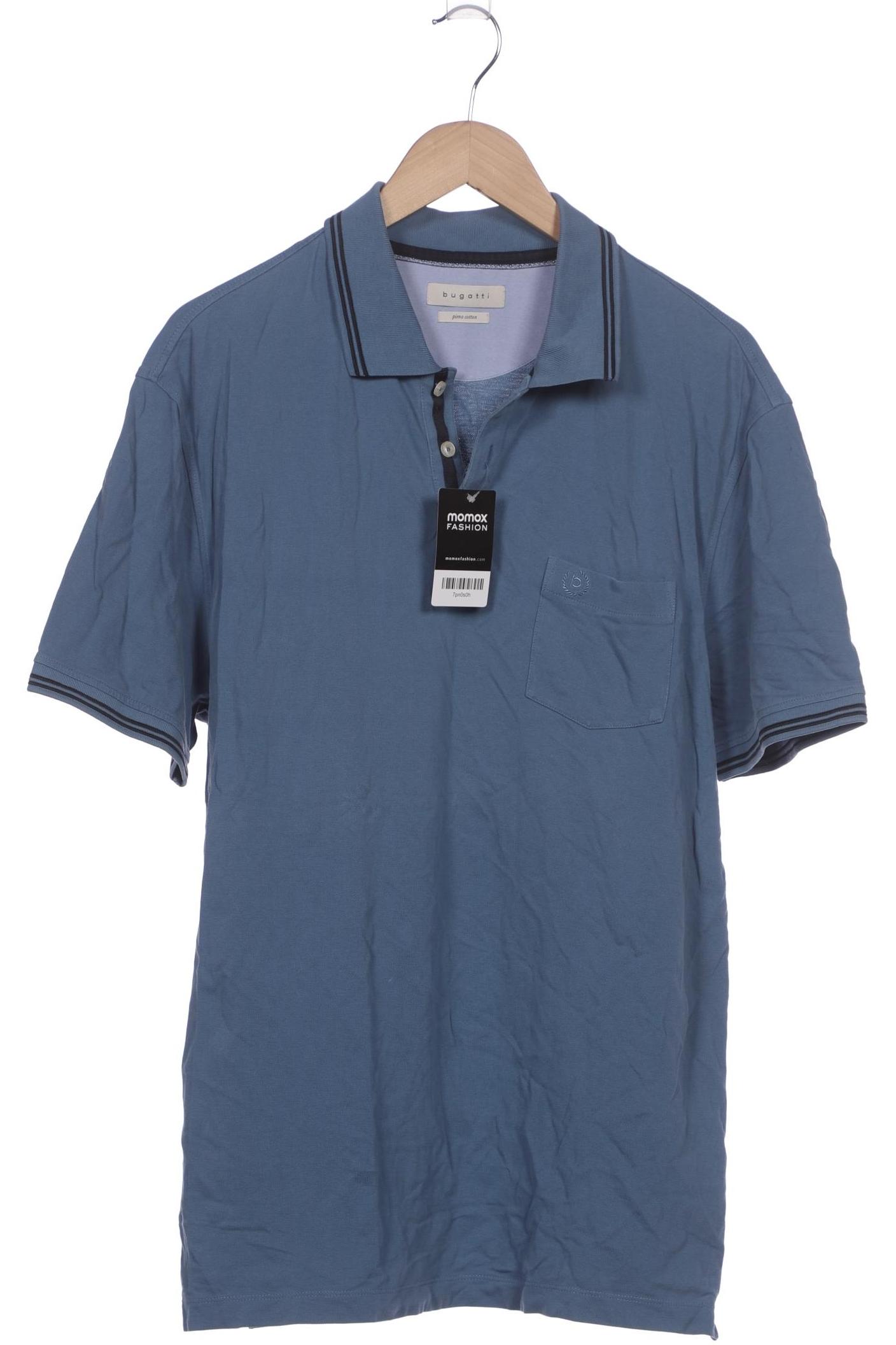 

Bugatti Herren Poloshirt, blau, Gr. 56