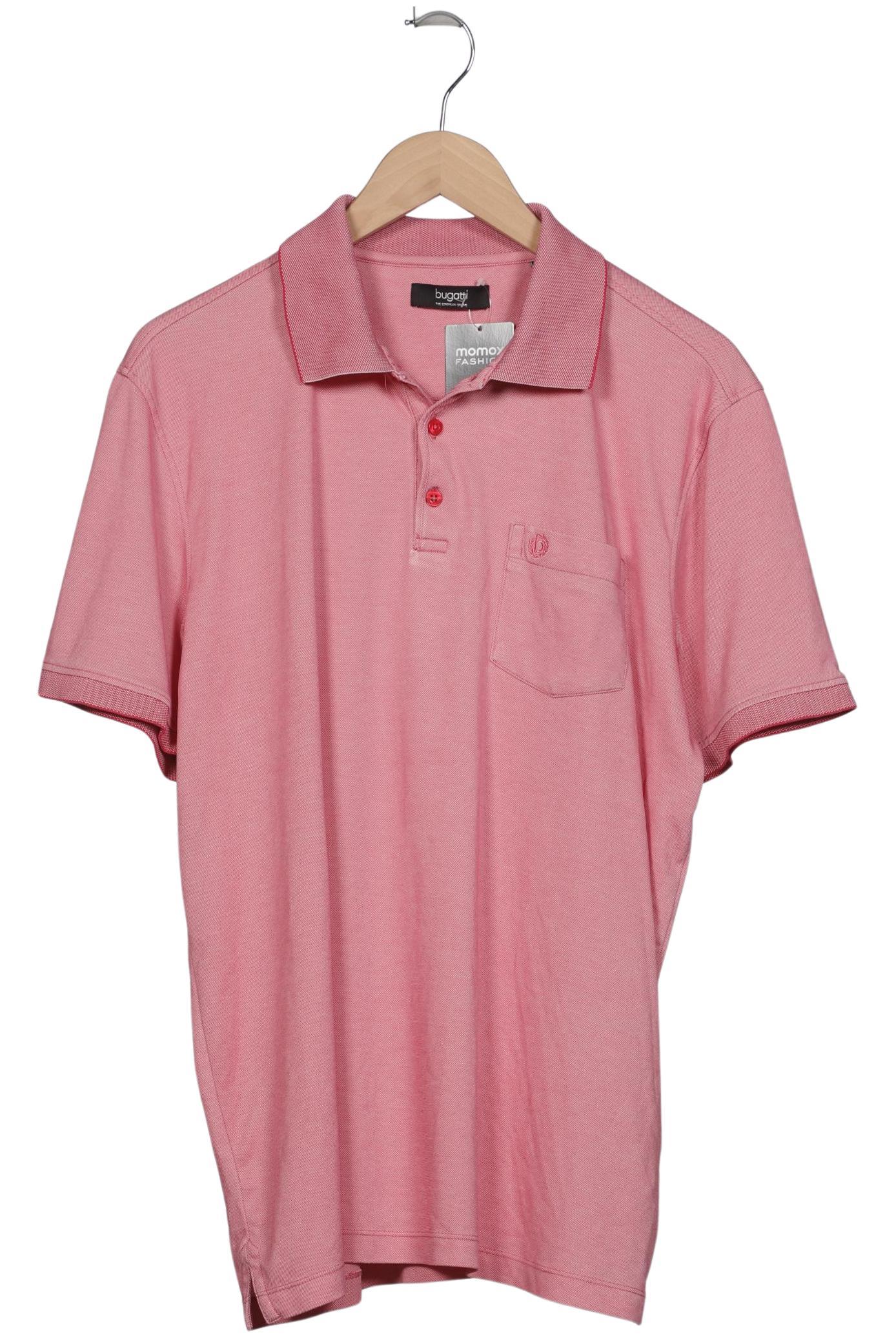 

Bugatti Herren Poloshirt, pink, Gr. 56
