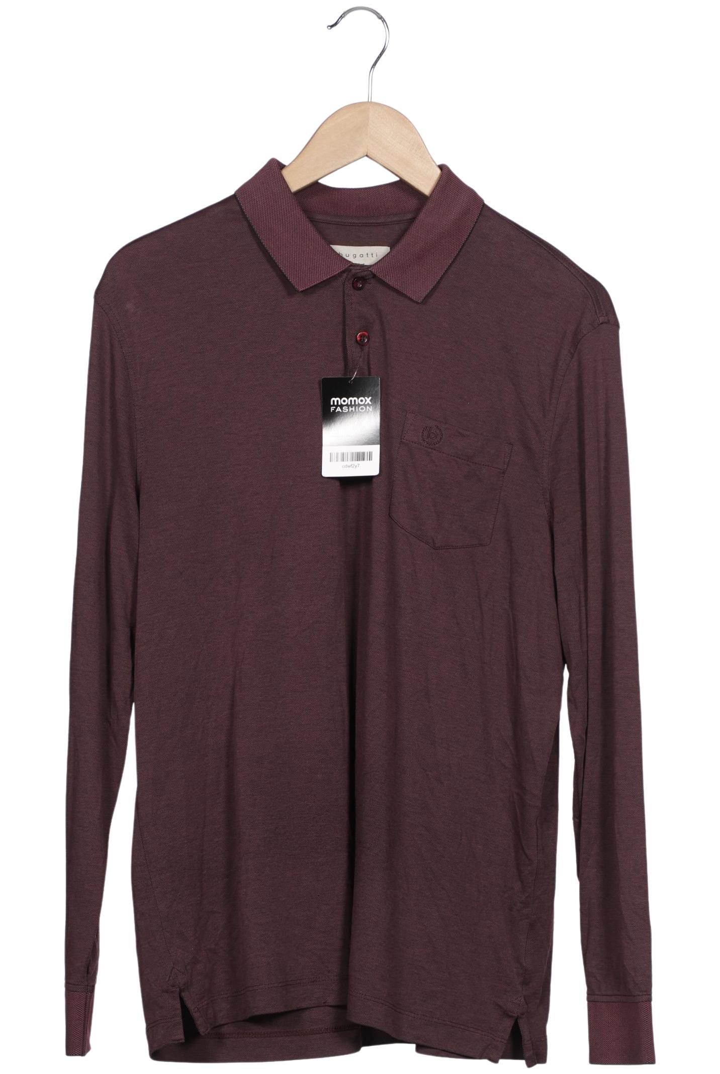 

Bugatti Herren Poloshirt, bordeaux, Gr. 52