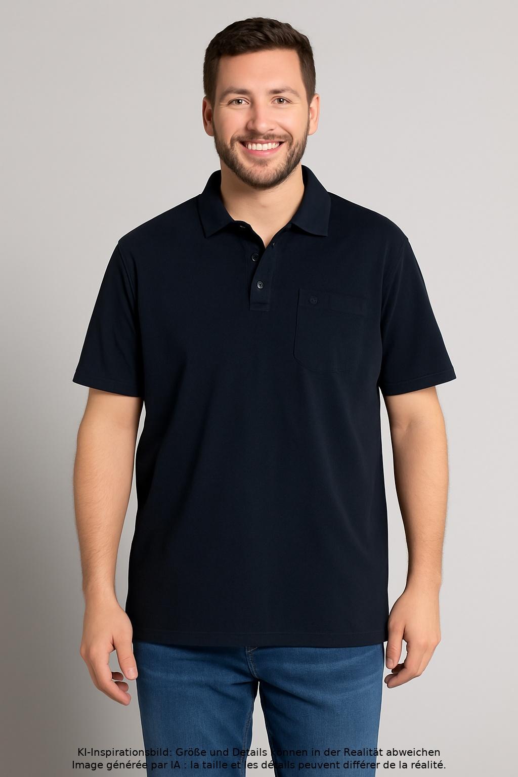 Thumbnail - Bugatti Herren Poloshirt, marineblau, Gr. 54