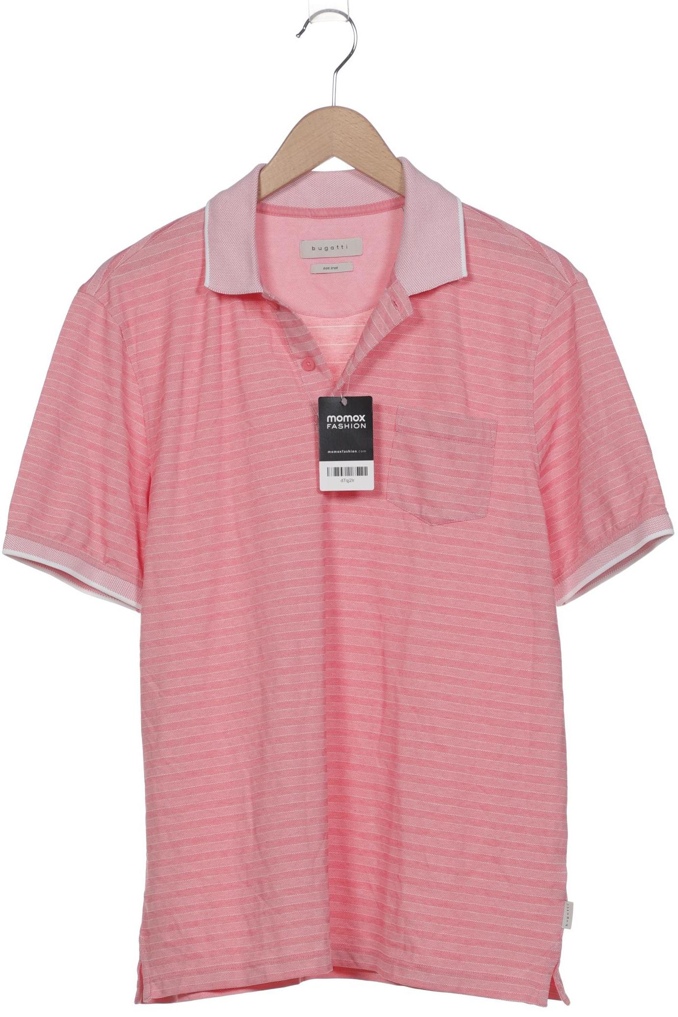 

Bugatti Herren Poloshirt, pink, Gr. 52