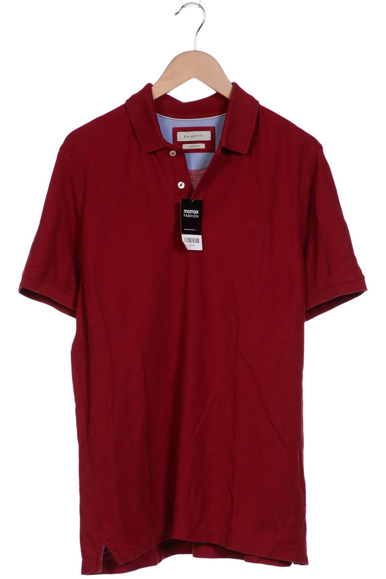 

Bugatti Herren Poloshirt, bordeaux, Gr. 52
