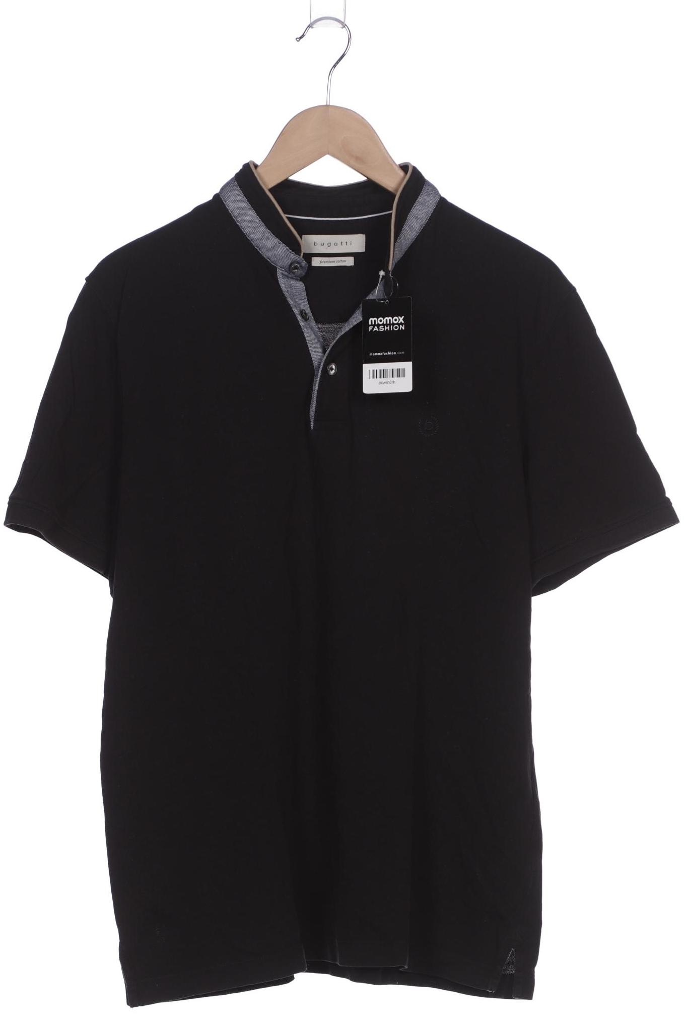 

Bugatti Herren Poloshirt, schwarz, Gr. 52