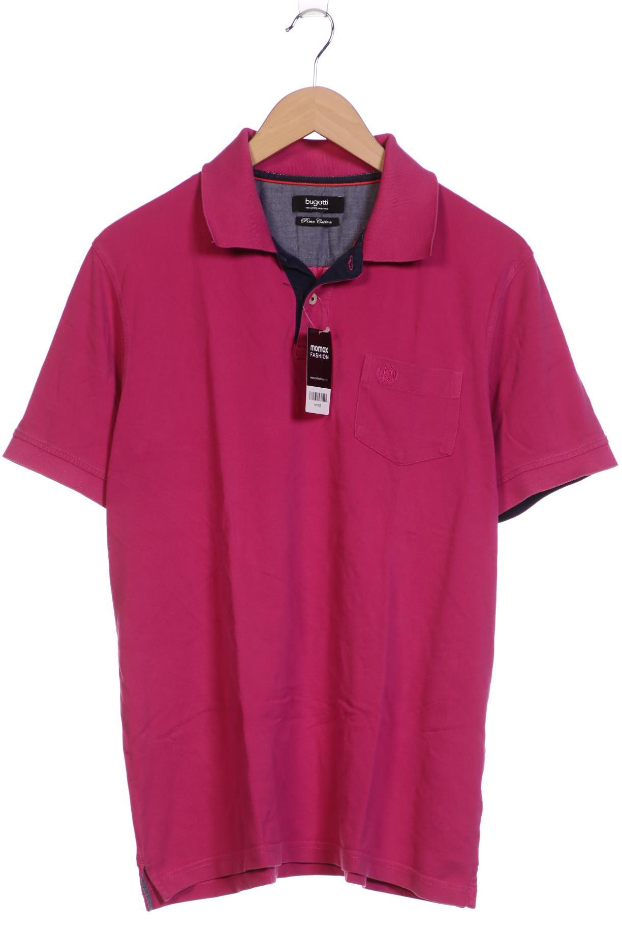 

Bugatti Herren Poloshirt, pink, Gr. 52