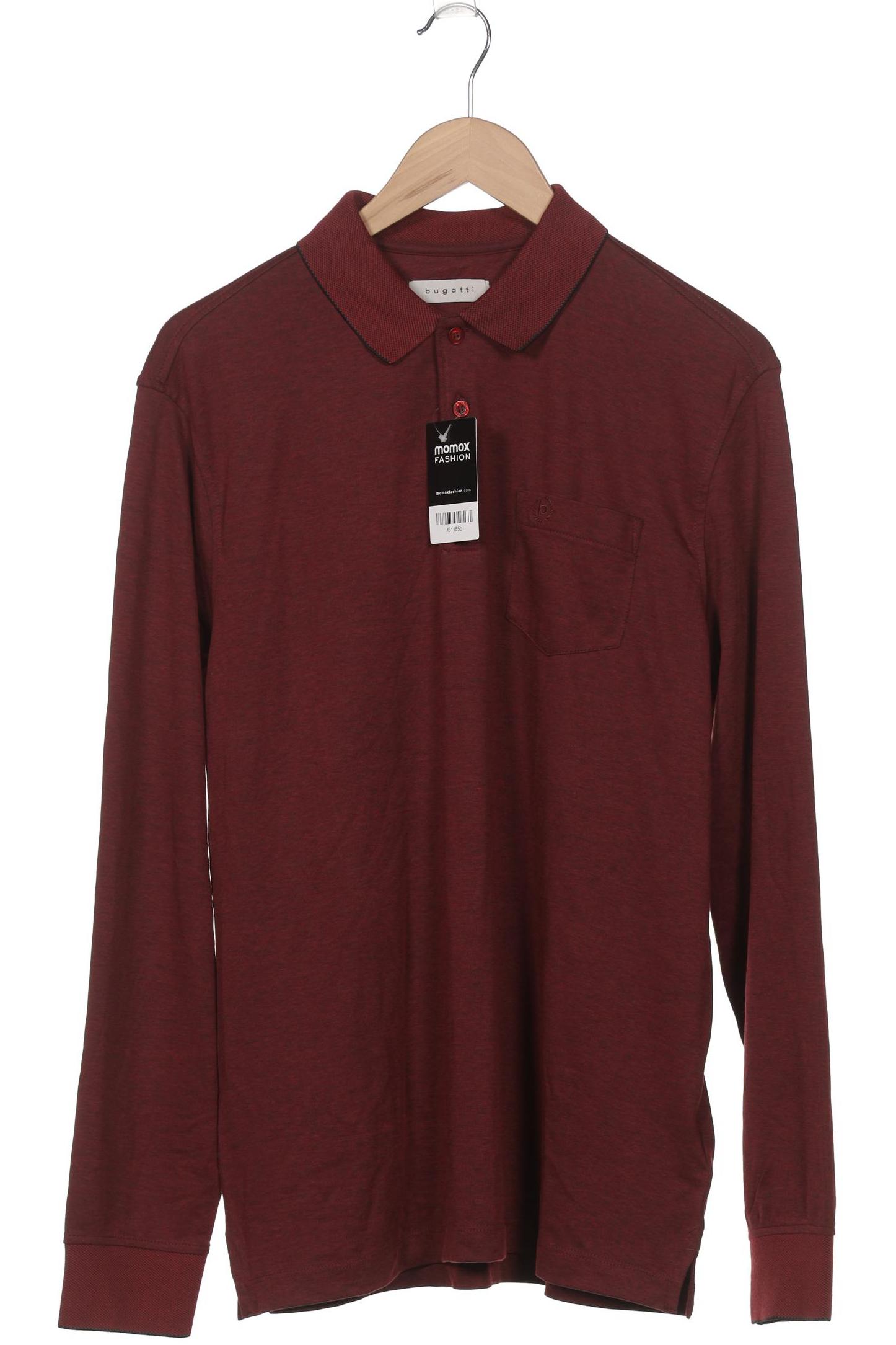 

Bugatti Herren Poloshirt, bordeaux, Gr. 52
