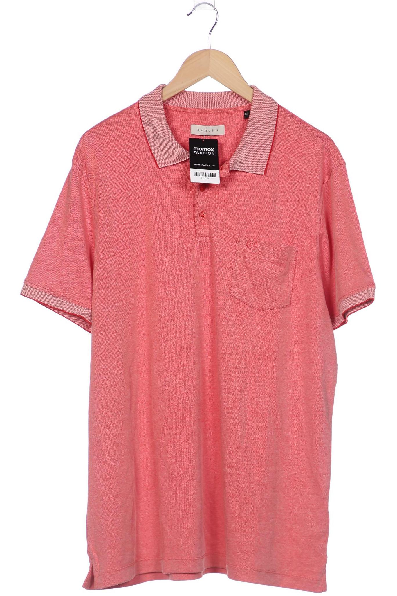 

Bugatti Herren Poloshirt, pink, Gr. 58
